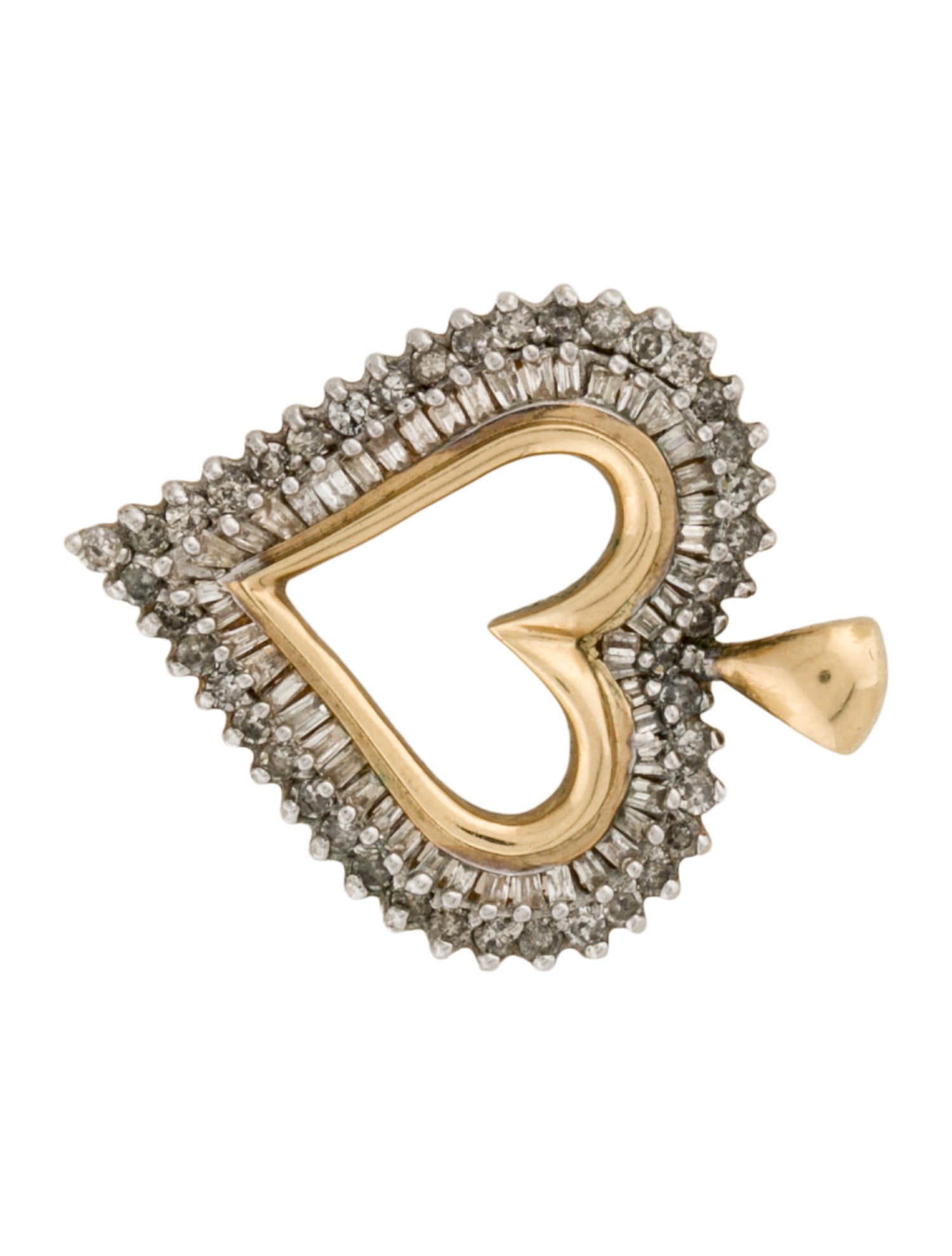 Pendant 10K Diamond Heart