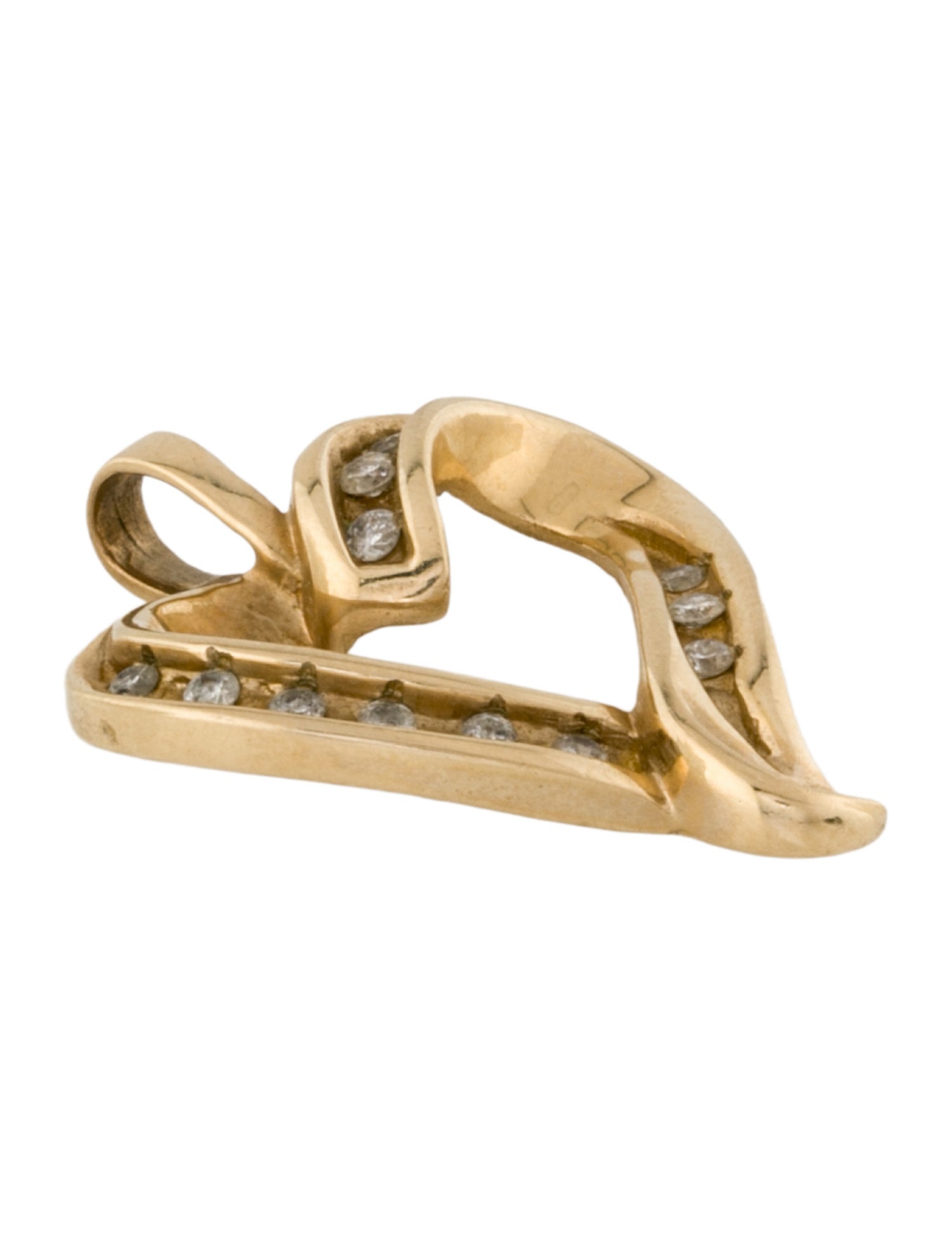 Pendant 10K Diamond Heart