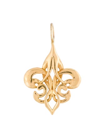 Pendant 20k Fleur De Lis Pendant