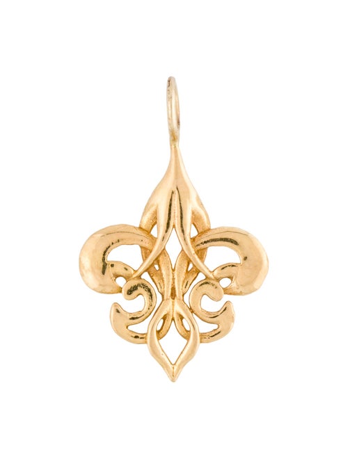 Pendant 20k Fleur De Lis Pendant