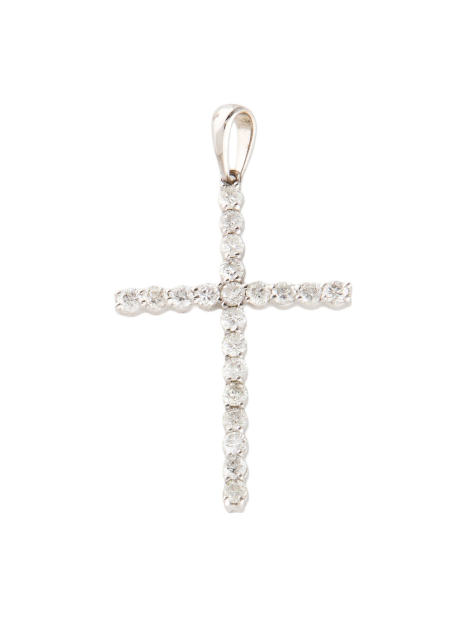 Pendant 14K Diamond Cross Pendant