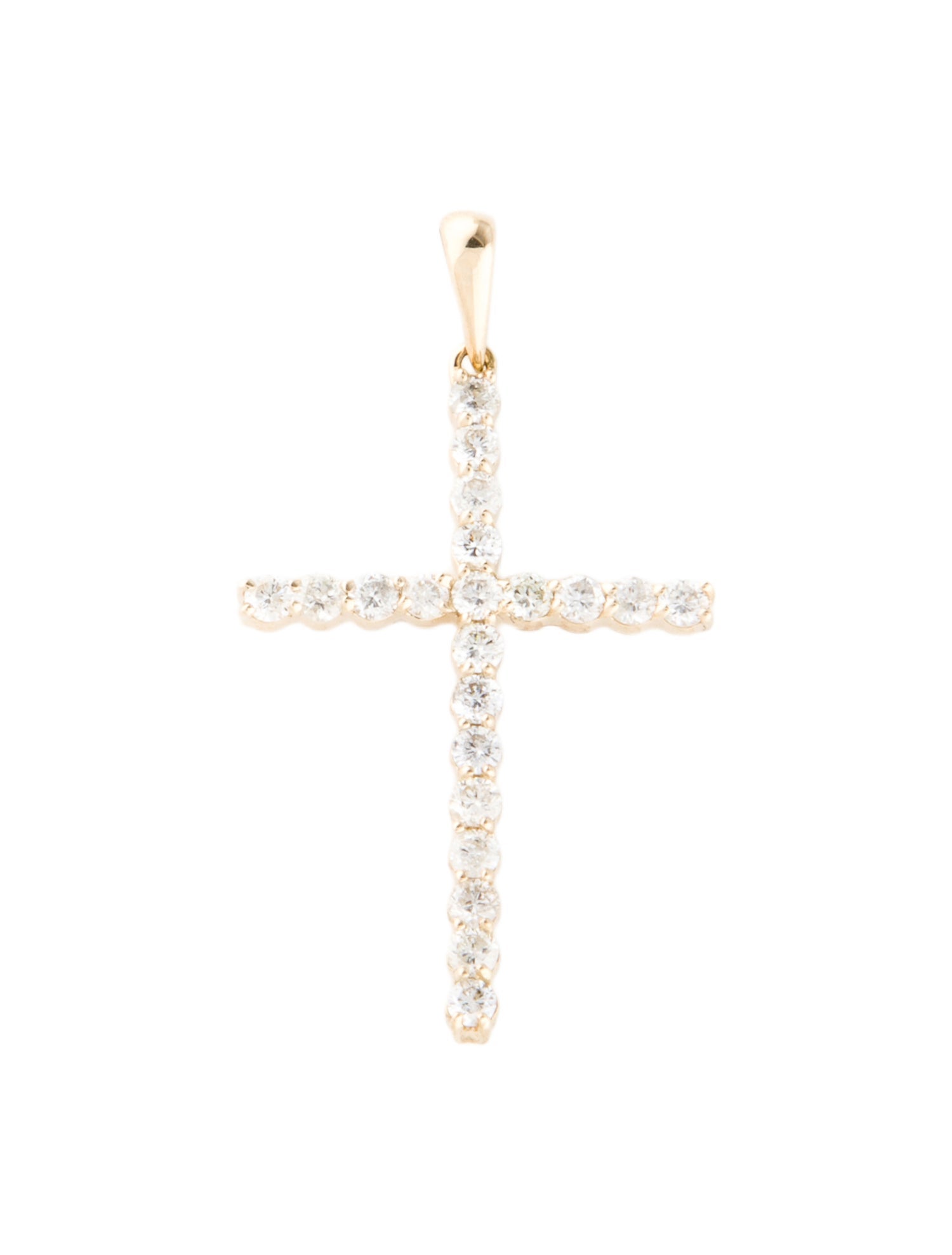 Pendant 14K Diamond Cross Pendant