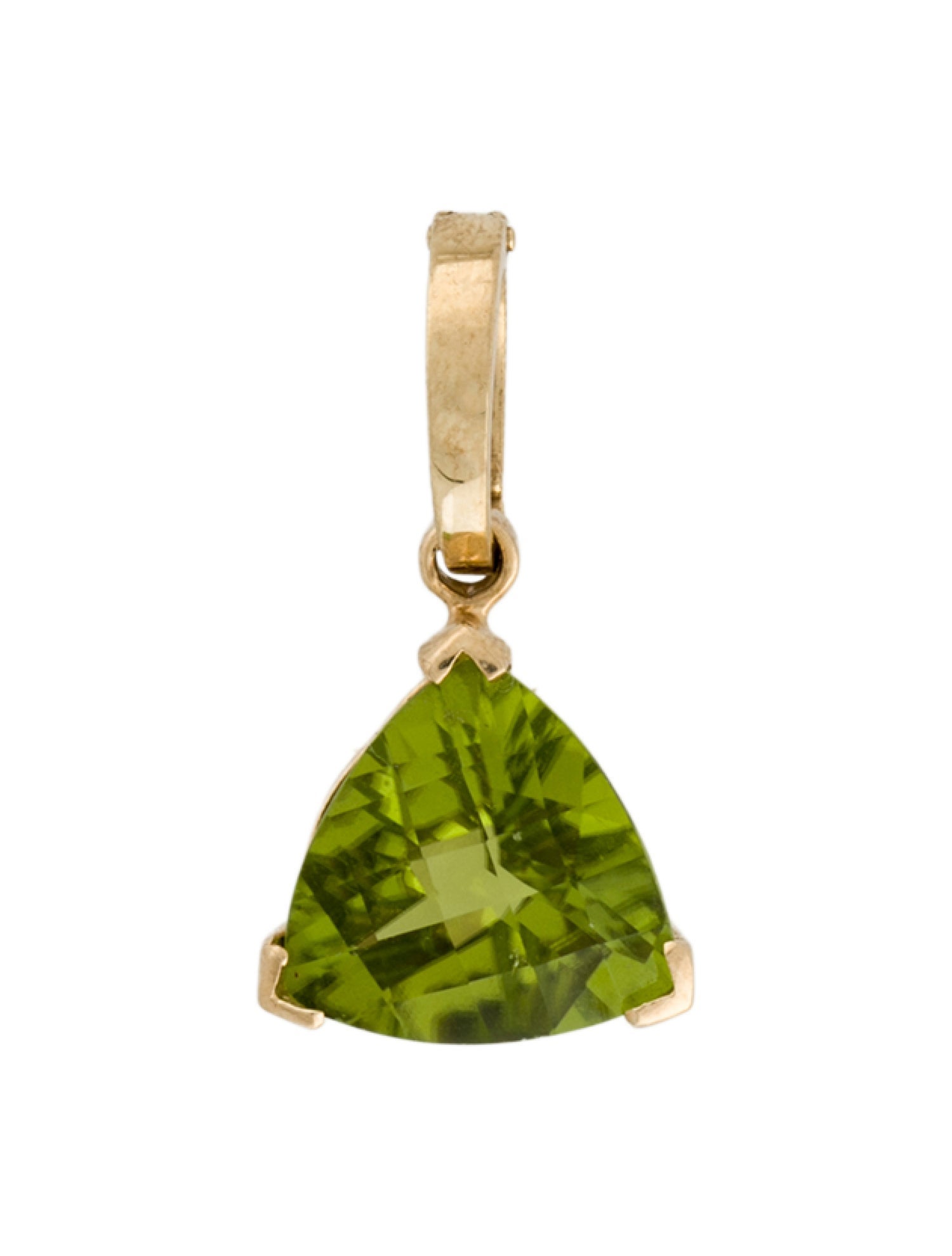 Pendant 14K Peridot Enhancer Charm