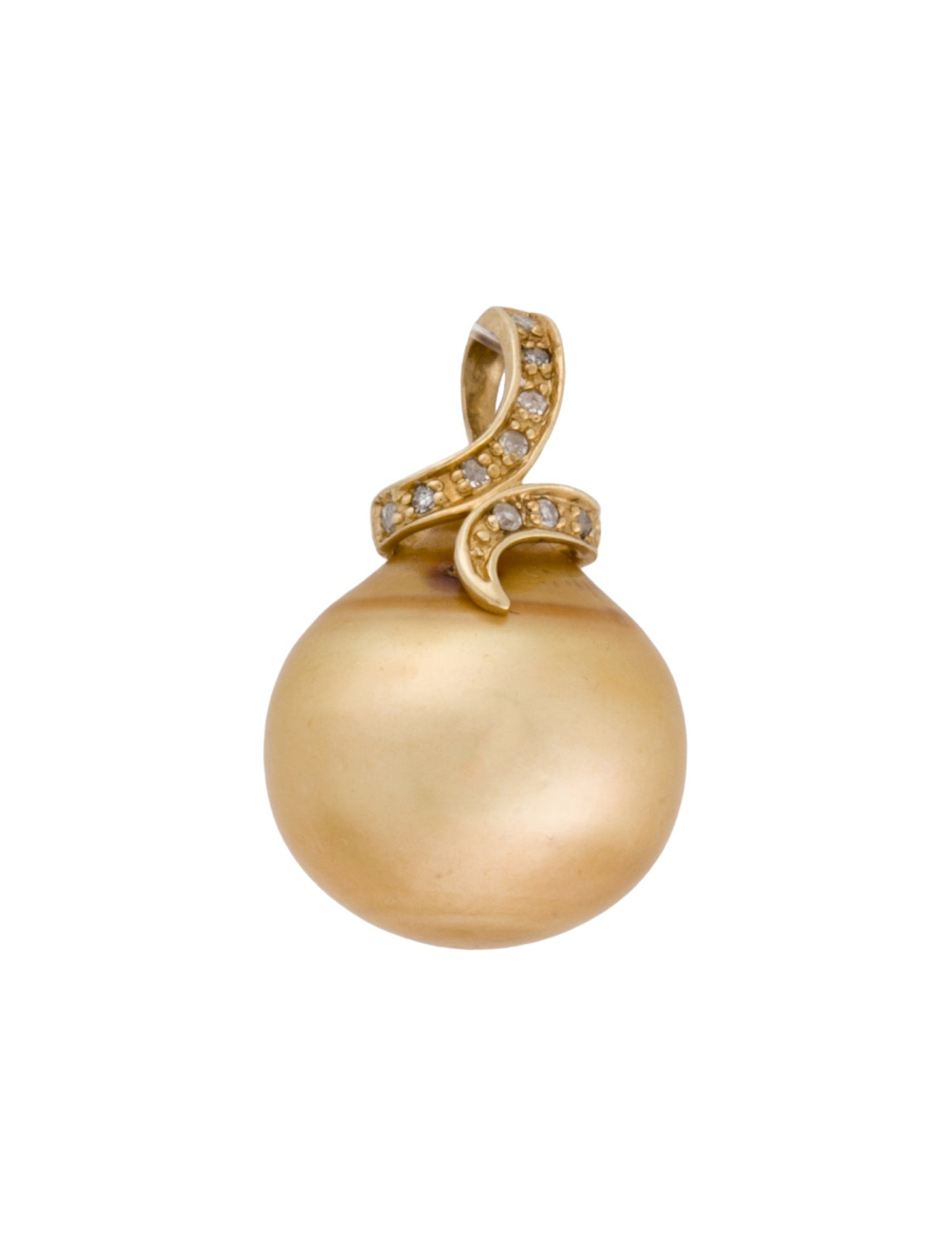 Pendant 14K Pearl & Diamond