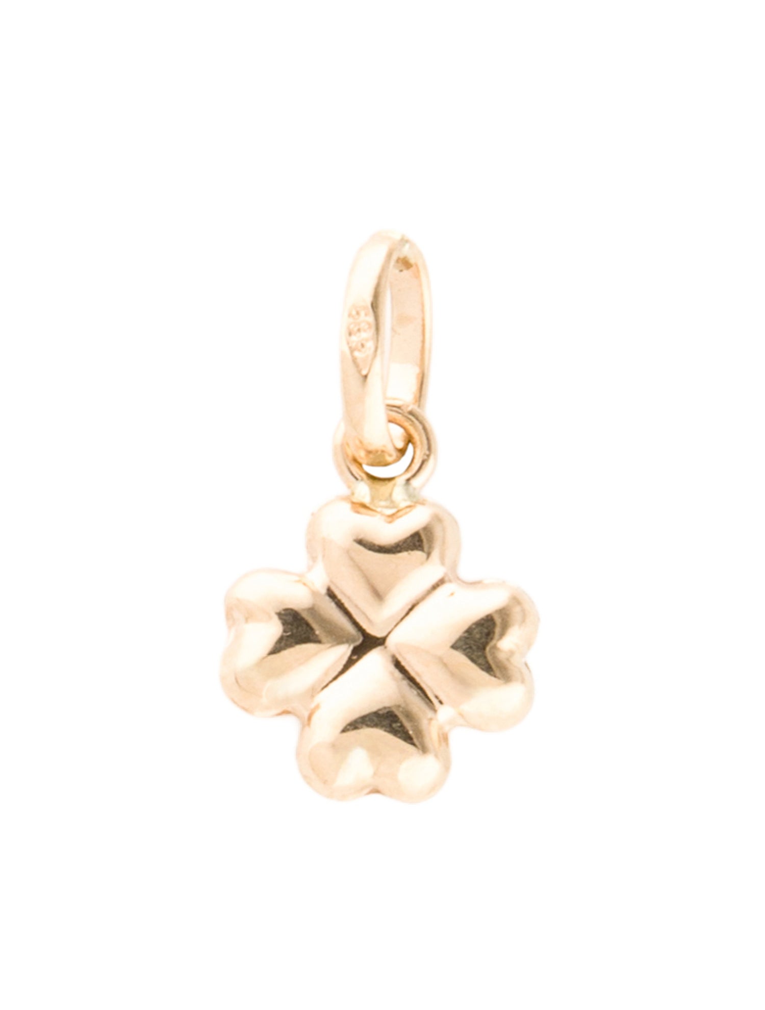Pendant 14K Four-Leaf Clover Charm Pendant