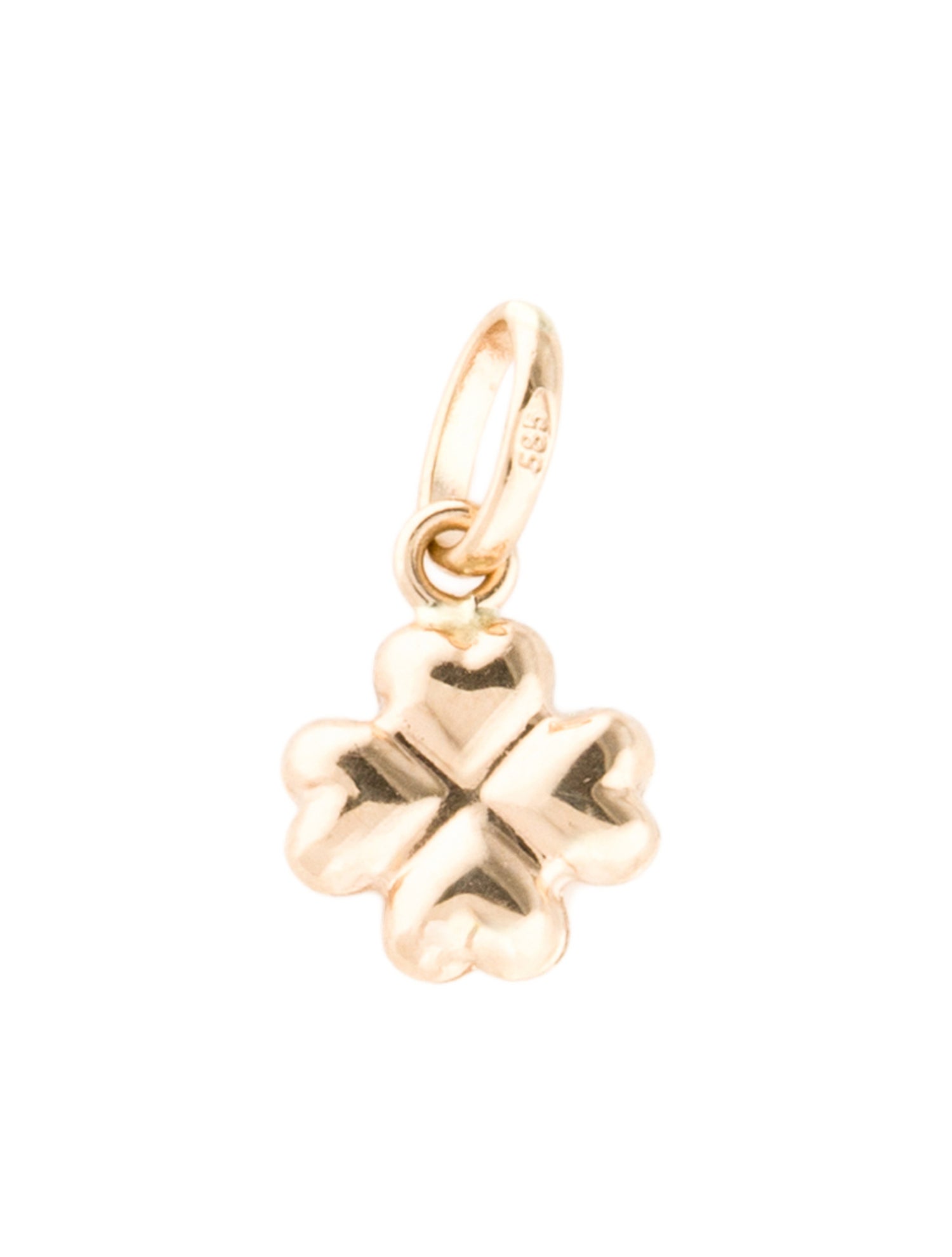 Pendant 14K Four-Leaf Clover Charm Pendant