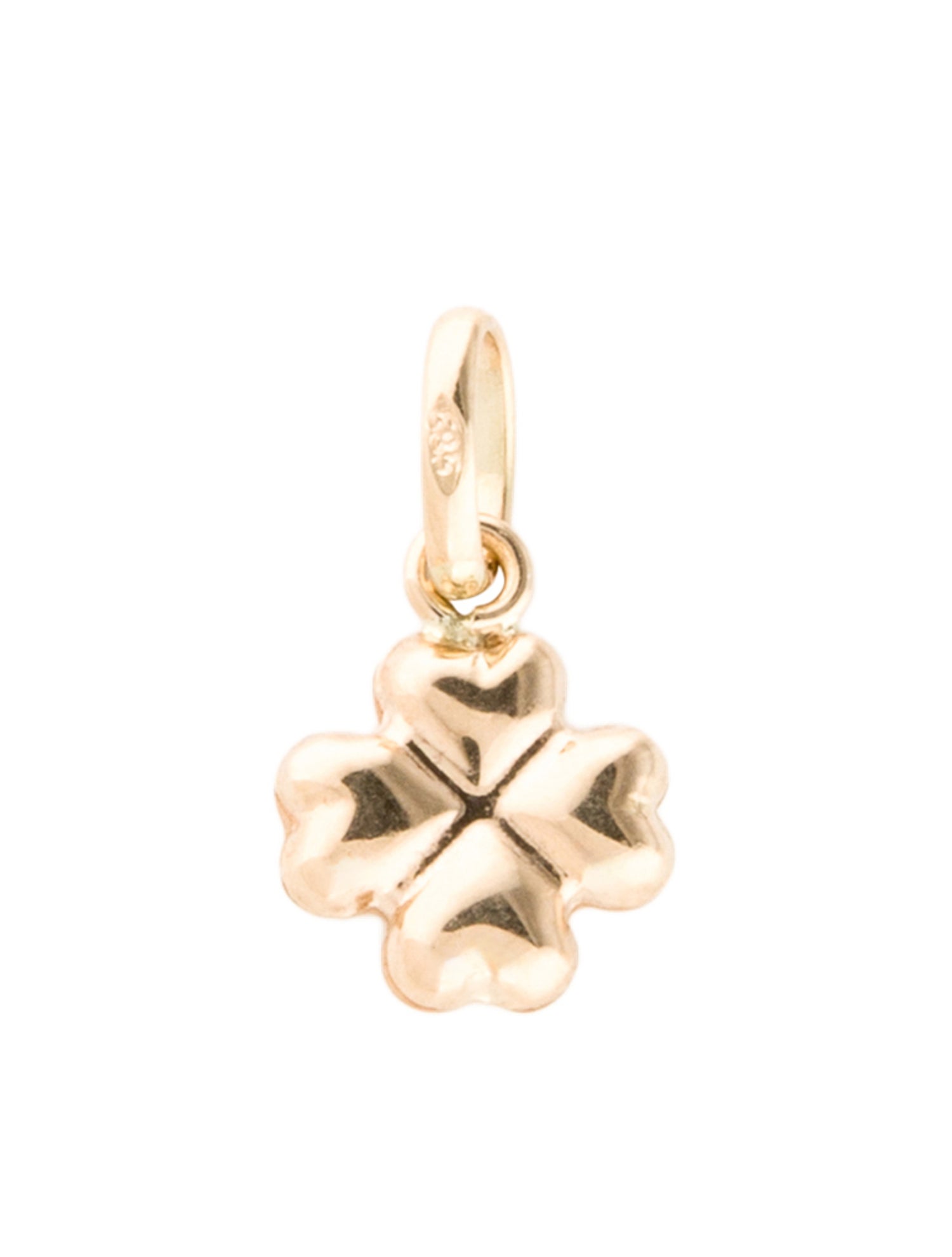 Pendant 14K Four-Leaf Clover Charm Pendant