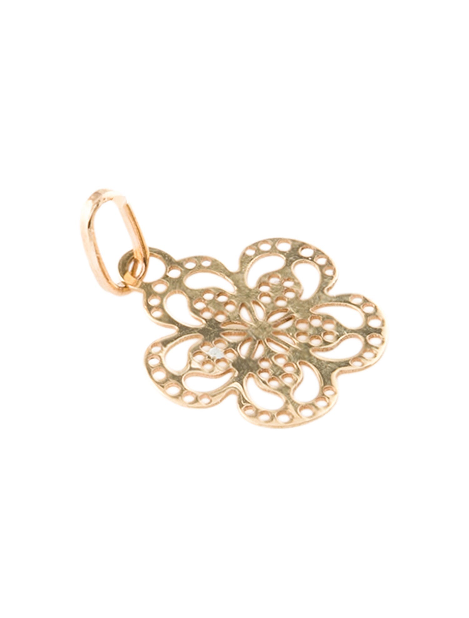 Pendant 14K Flower Charm