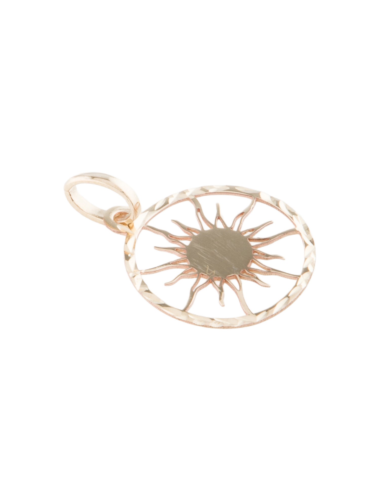 Pendant 14K Sun Pendant