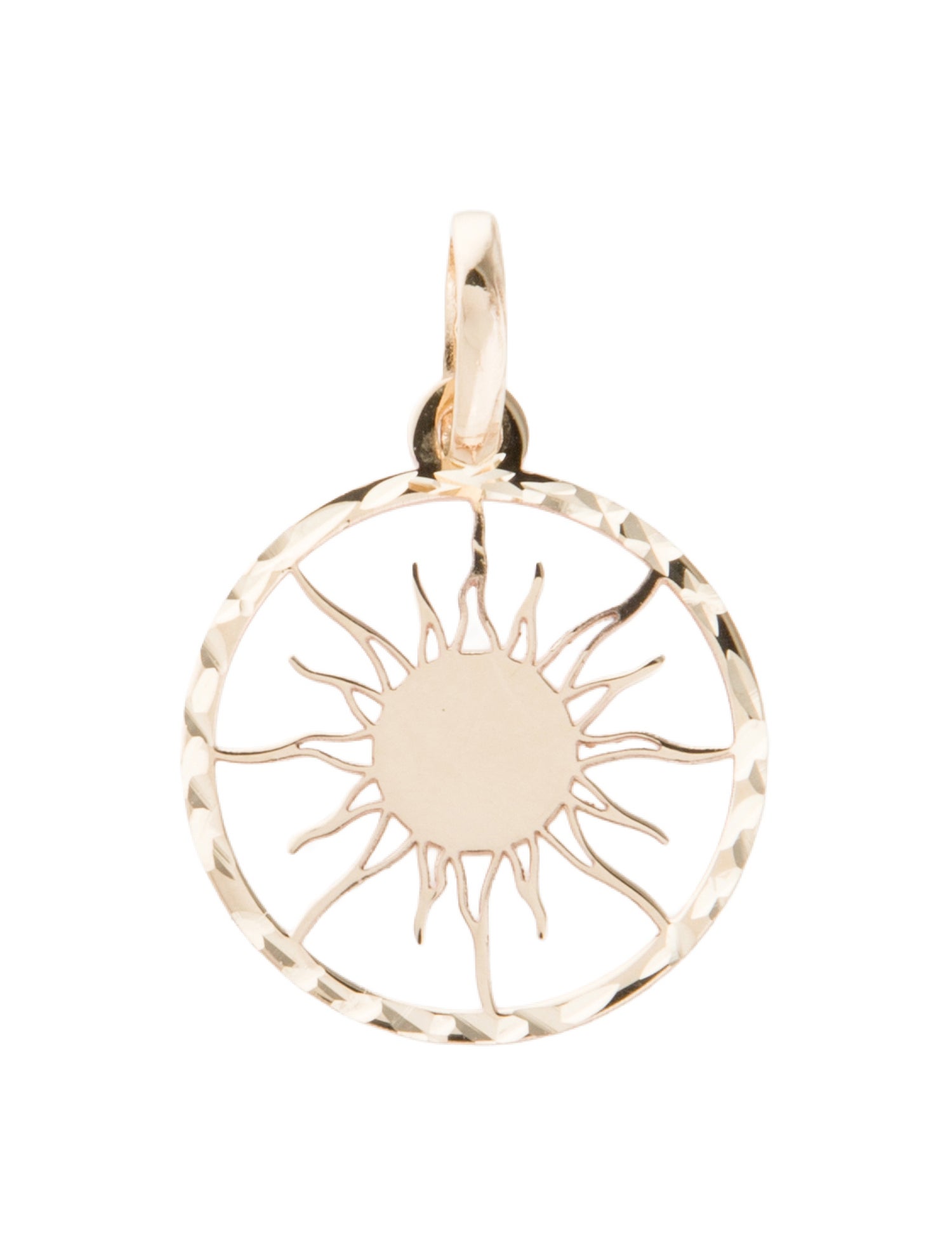 Pendant 14K Sun Pendant