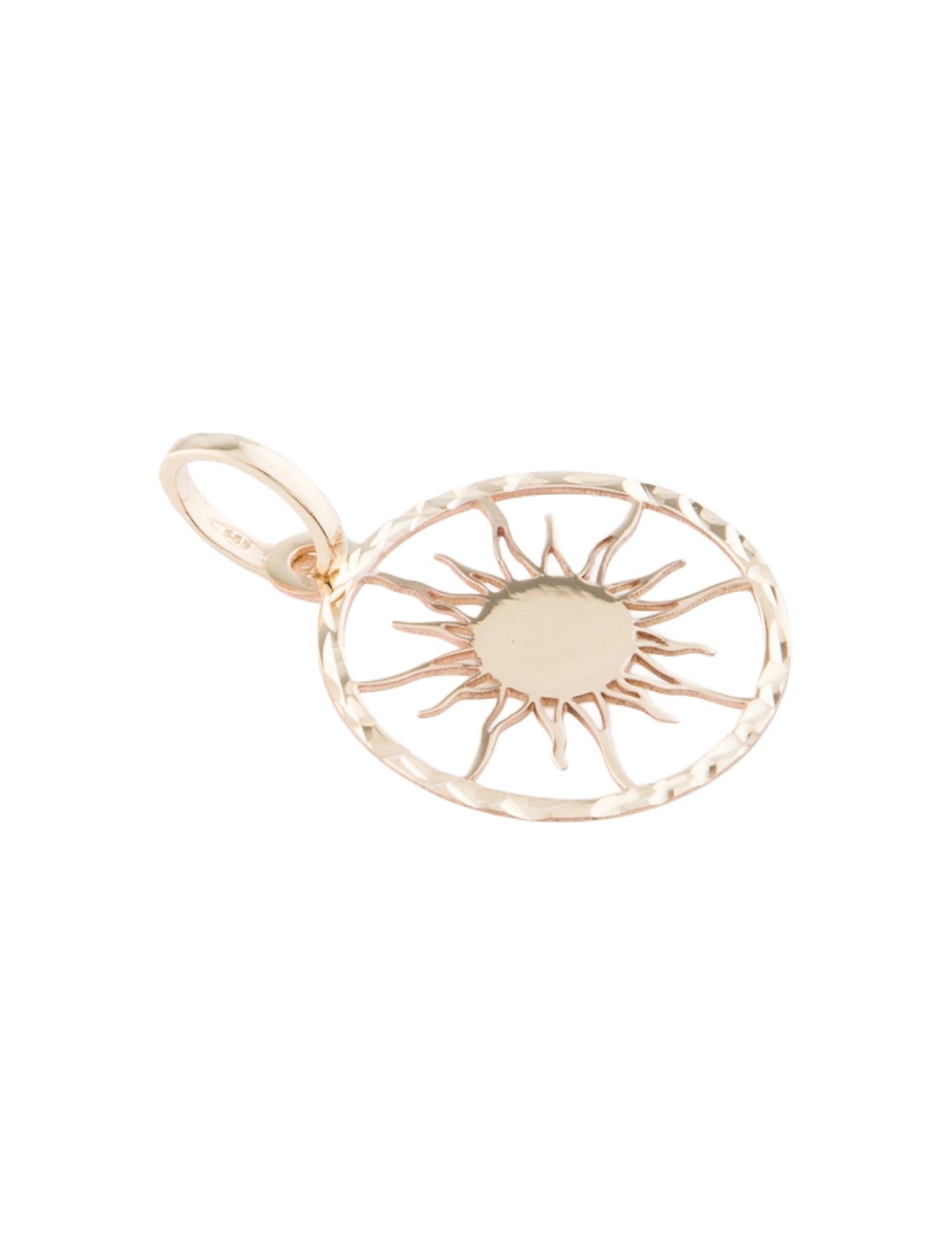 Pendant 14K Sun Pendant
