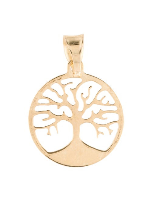 Pendant 14K Two-Tone Tree of Life Pendant