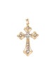Pendant 14K Two-Tone Cross Pendant