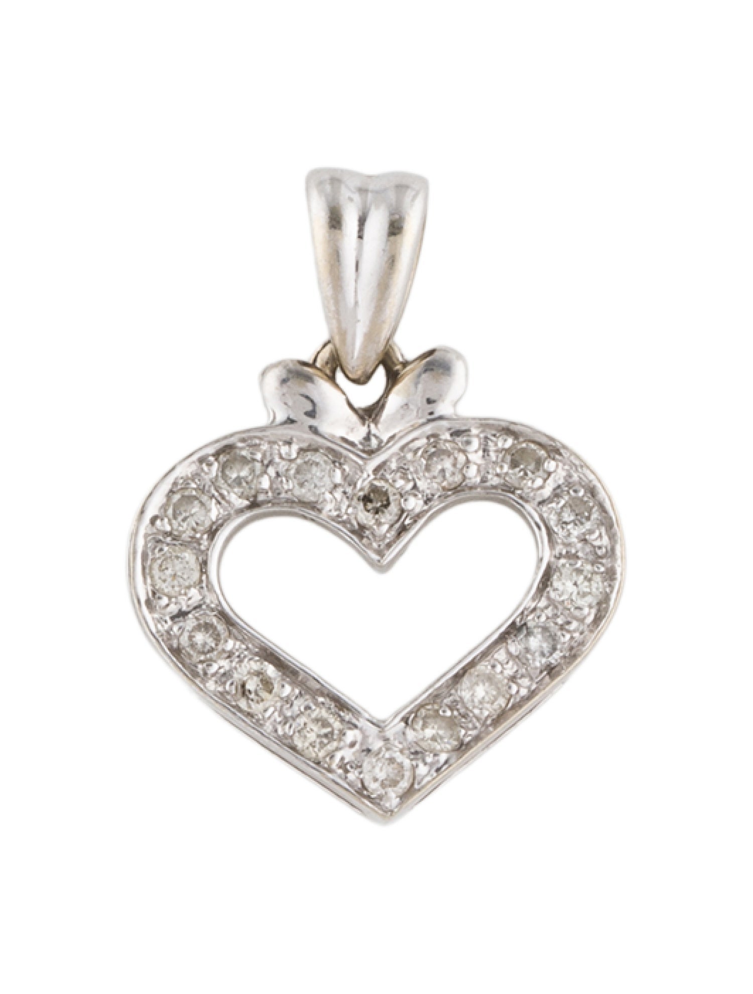 Pendant 14K Diamond Heart