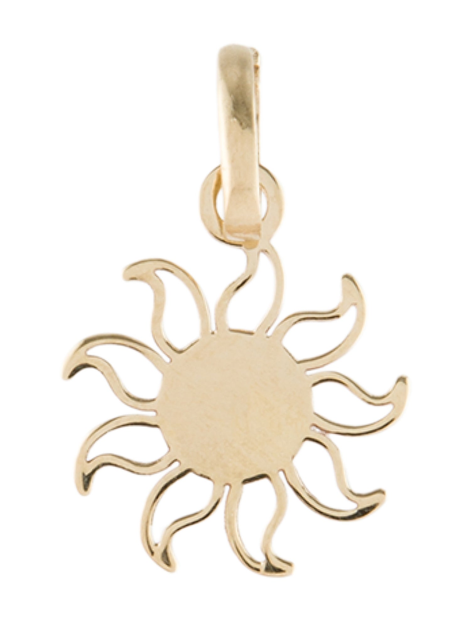 Pendant 14K Sun Pendant
