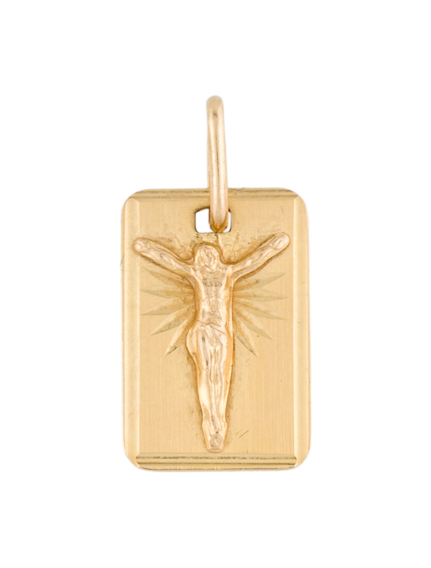 Pendant 14K Jesus Charm