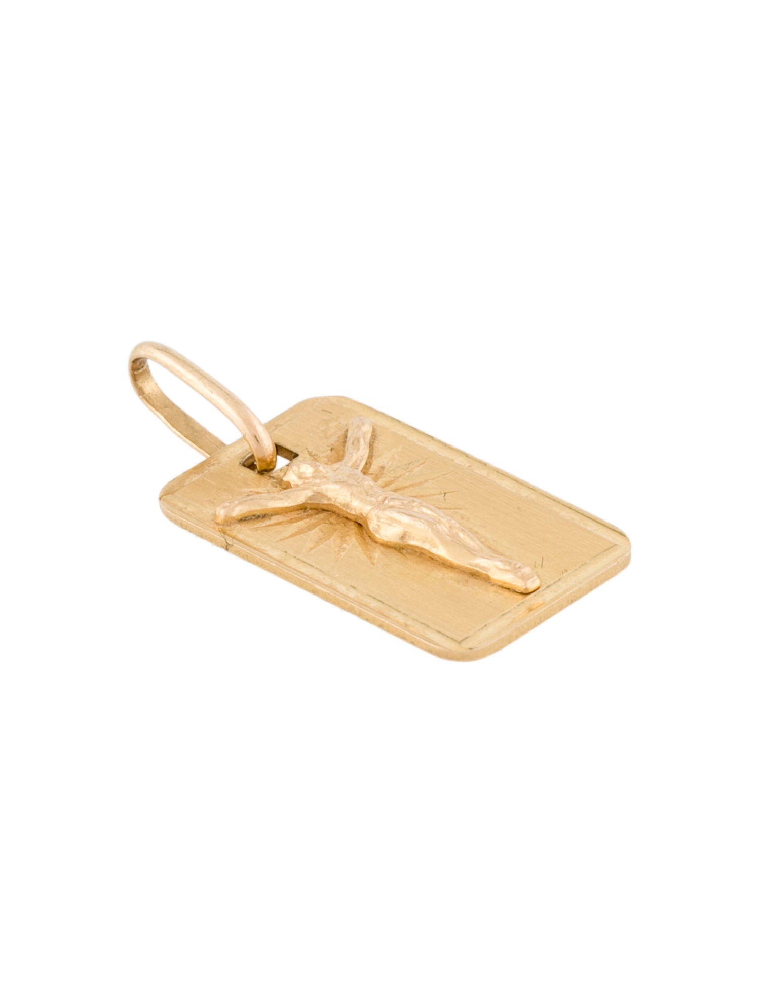 Pendant 14K Jesus Charm