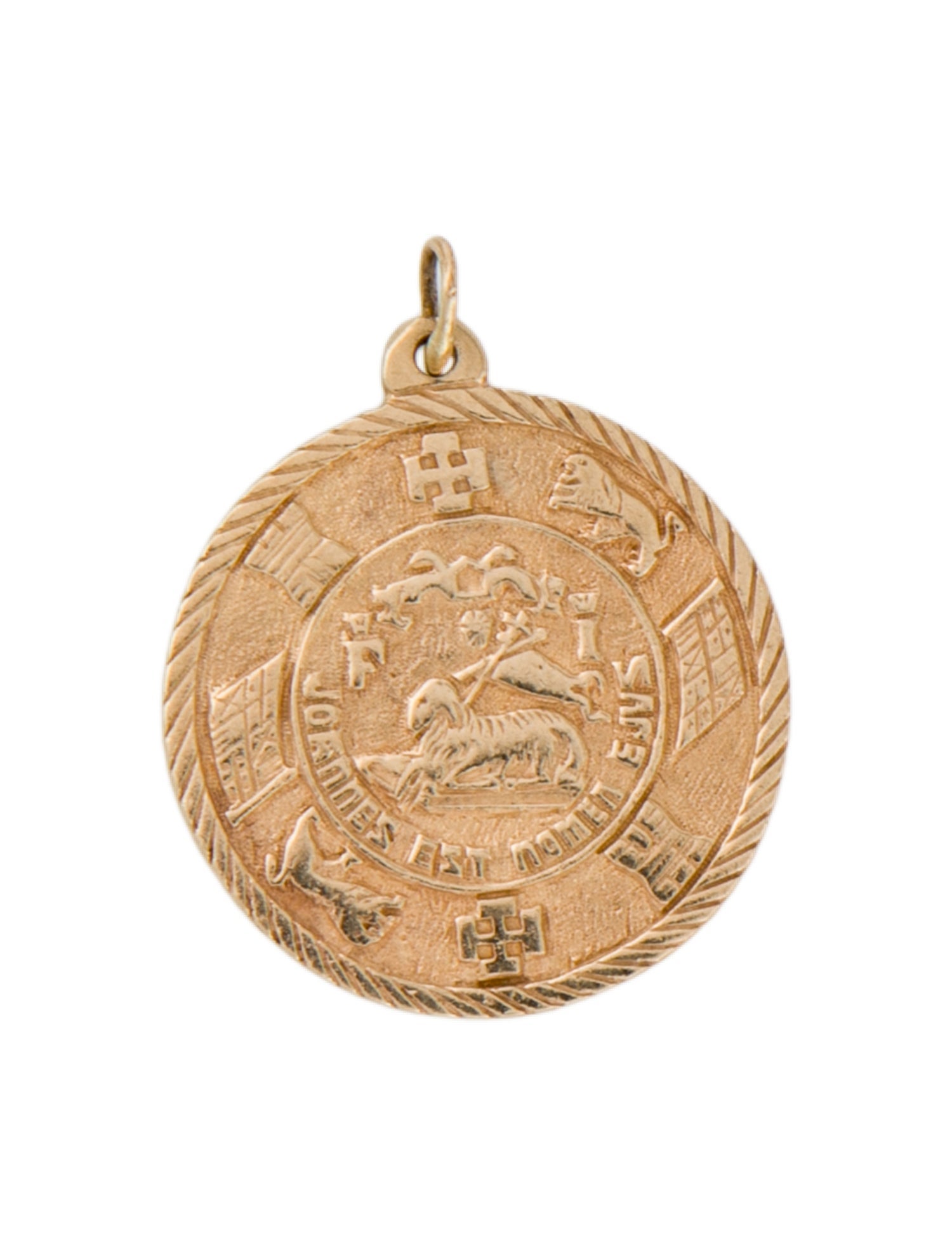 Pendant 14K Coat of Arms