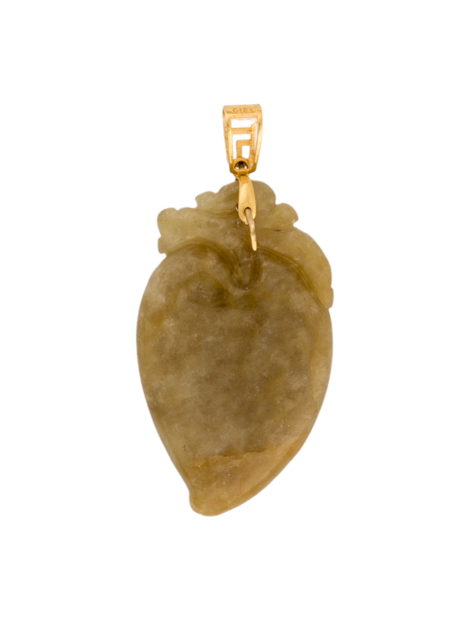 Pendant 18K Dyed Jadeite