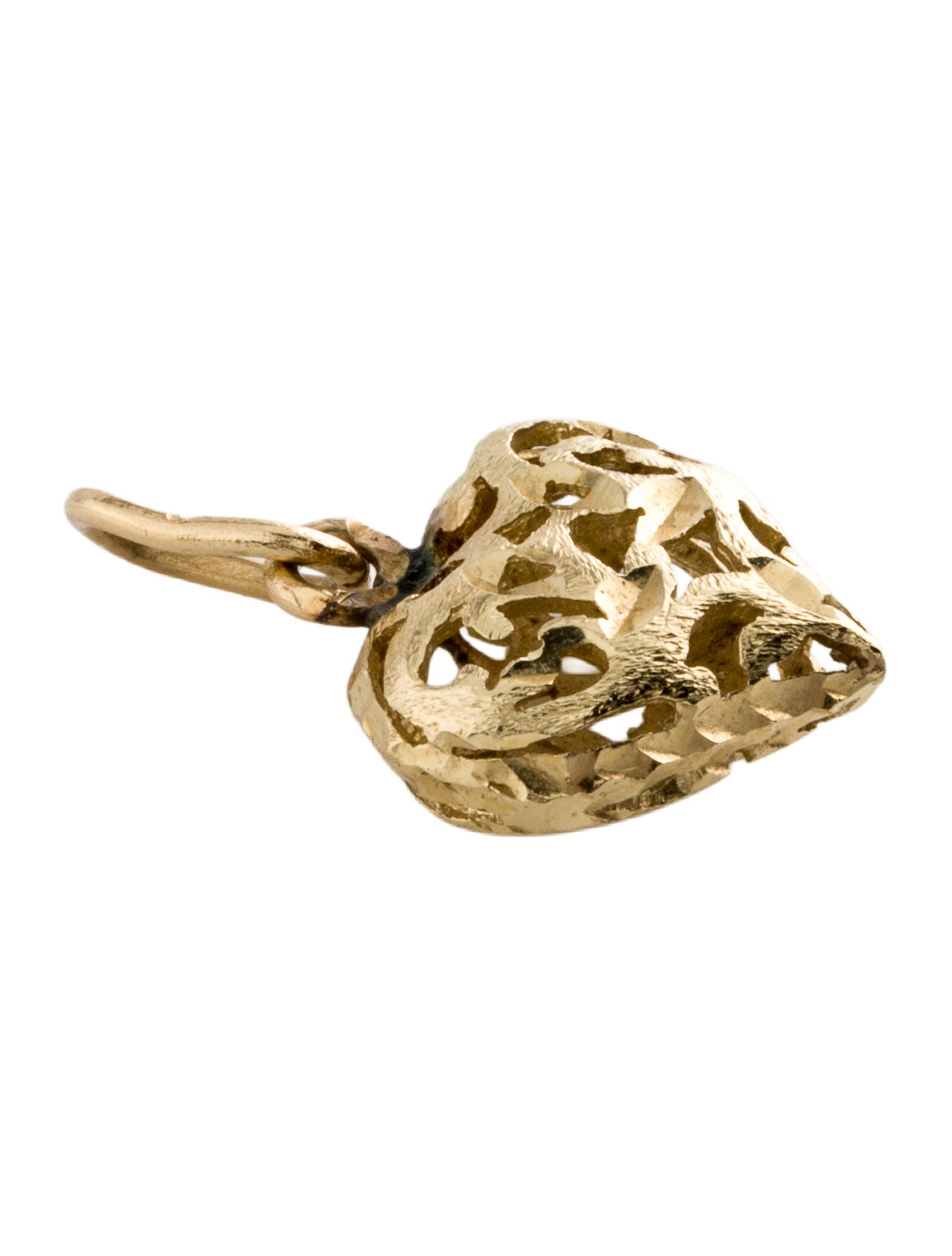 Pendant 14K Filigree Heart