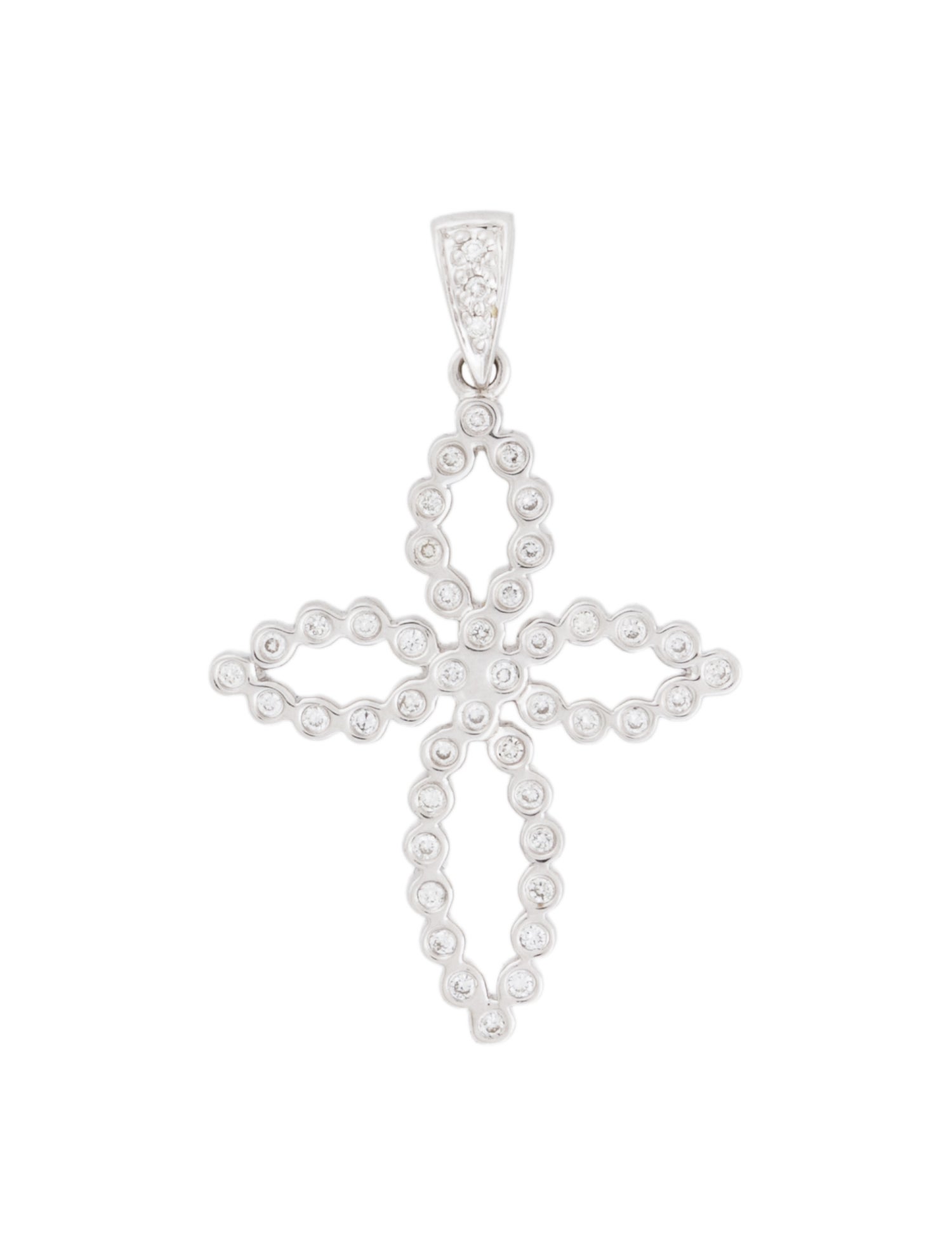 Pendant 18K Diamond Cross