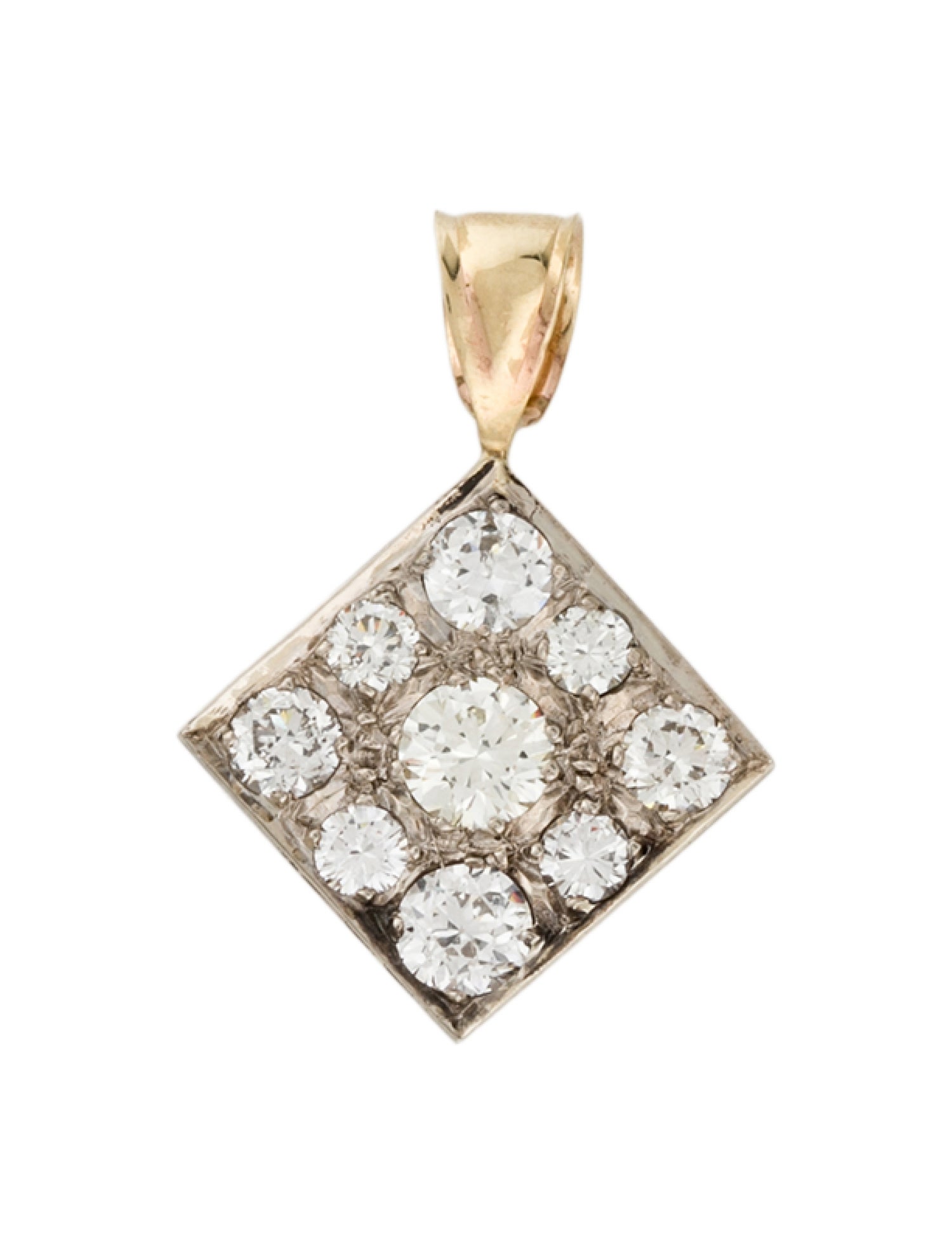 Pendant 14K 2.42ctw Diamond