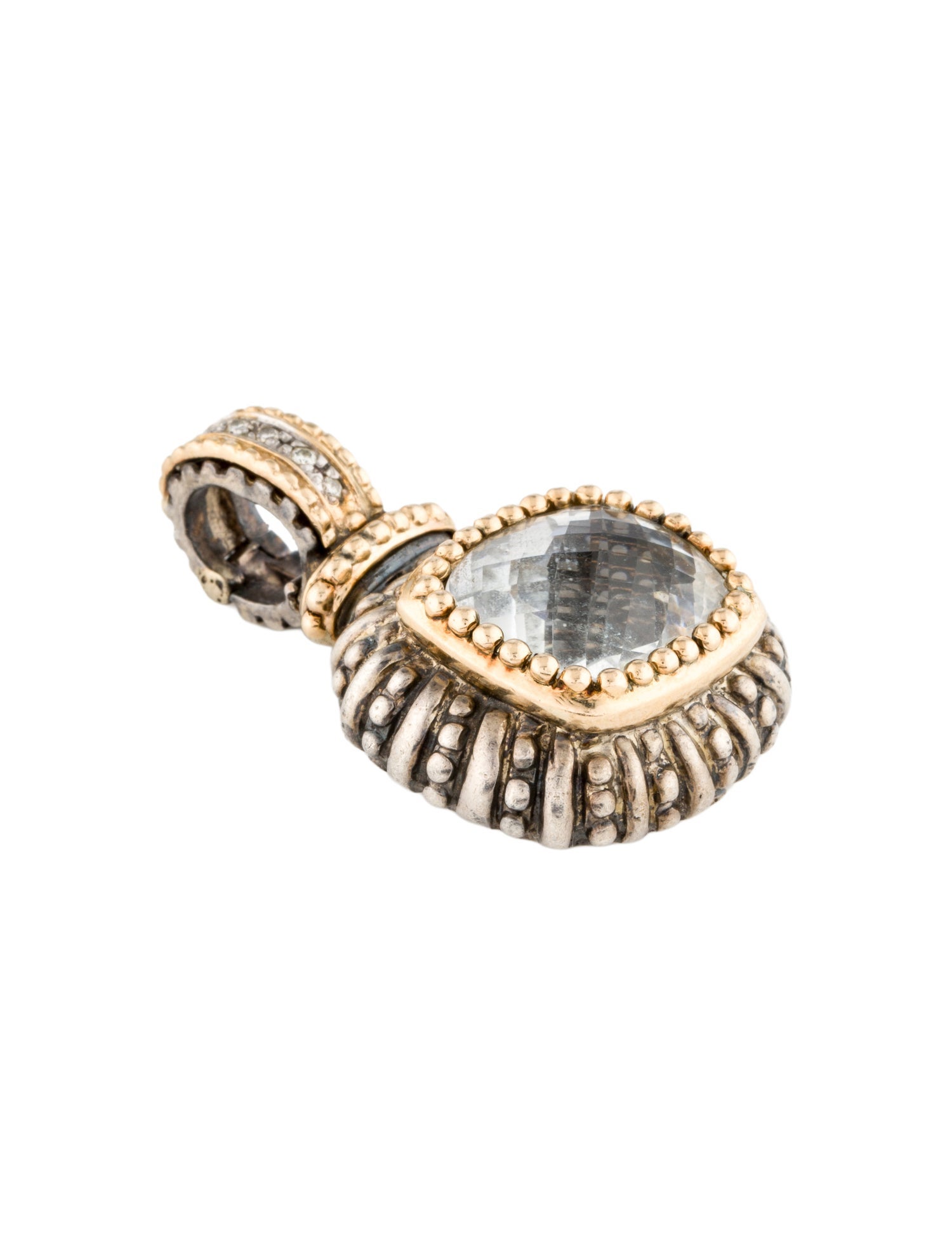 Vahan Quartz & Diamond Enhancer Pendant