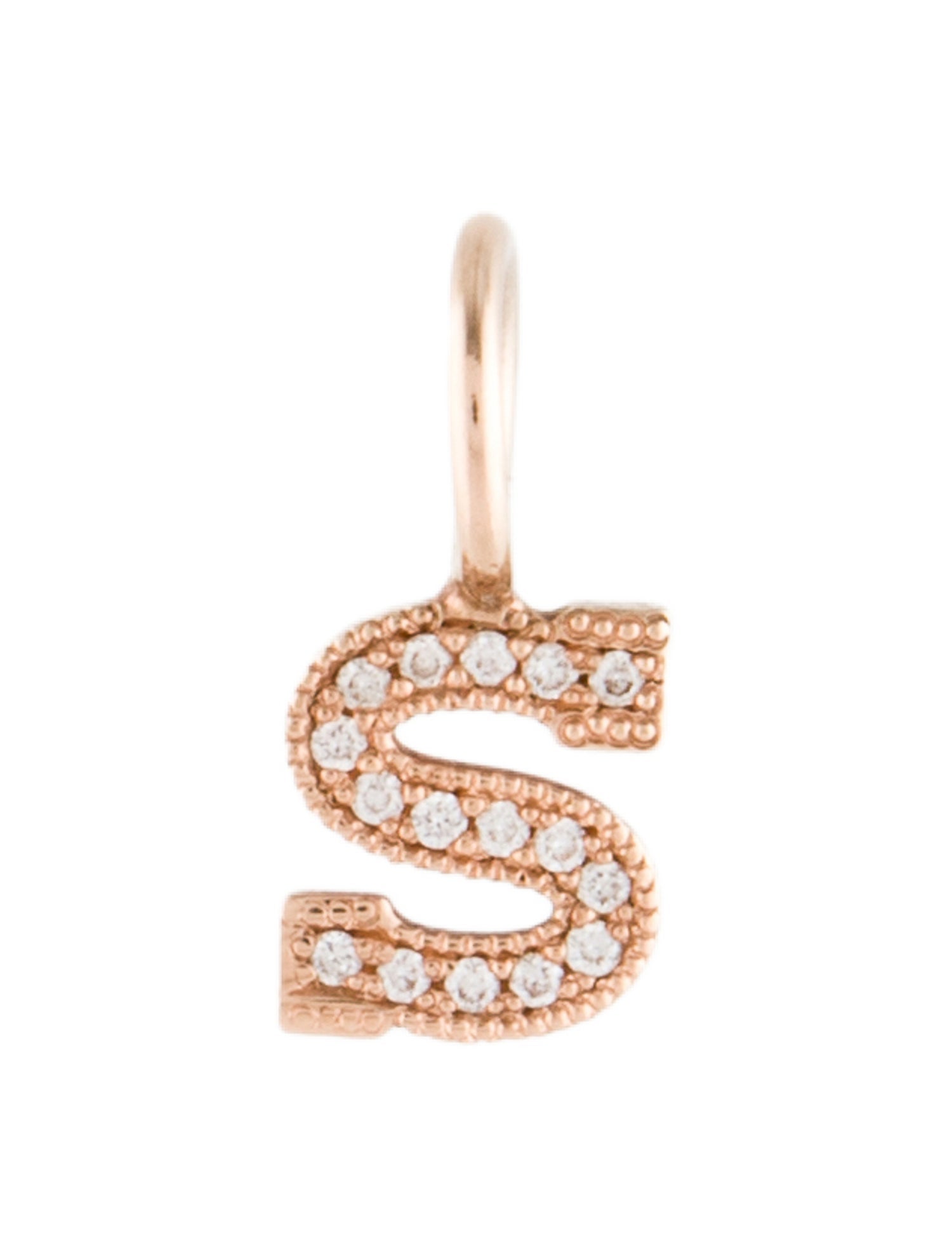Pendant 14K Diamond S