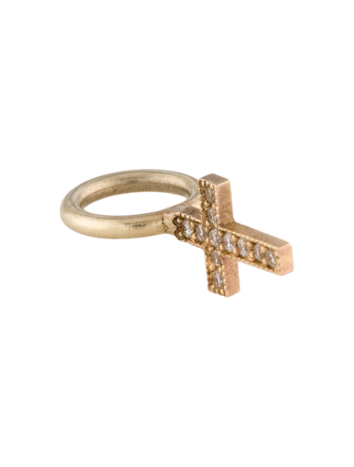 Pendant 14K Diamond Cross