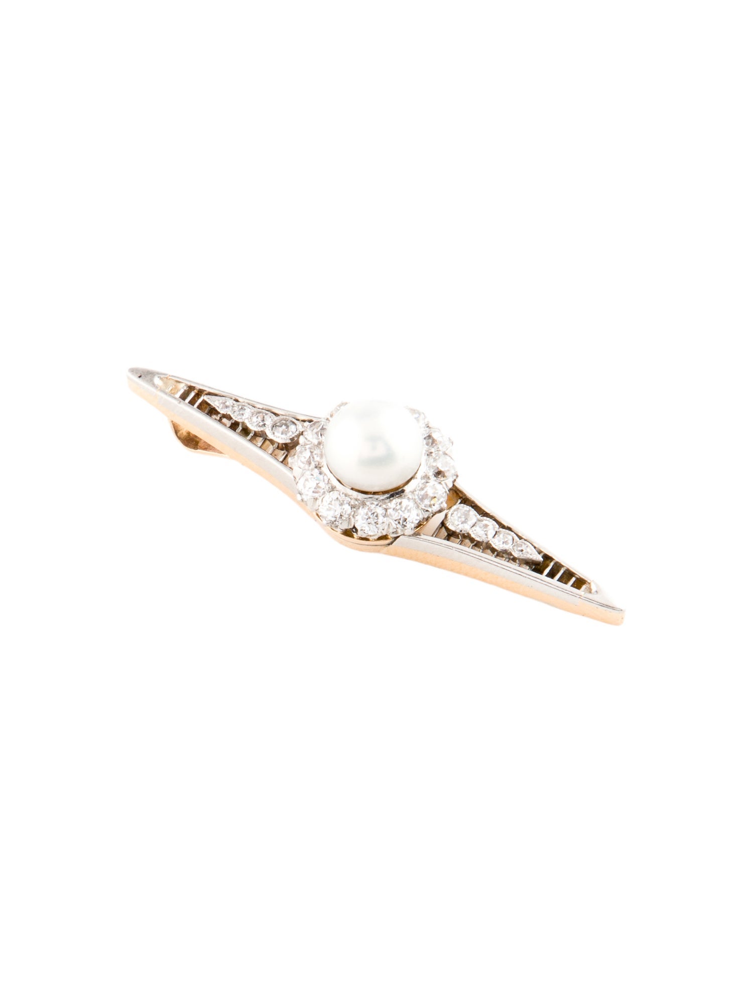 Pendant Vintage Pearl & Diamond