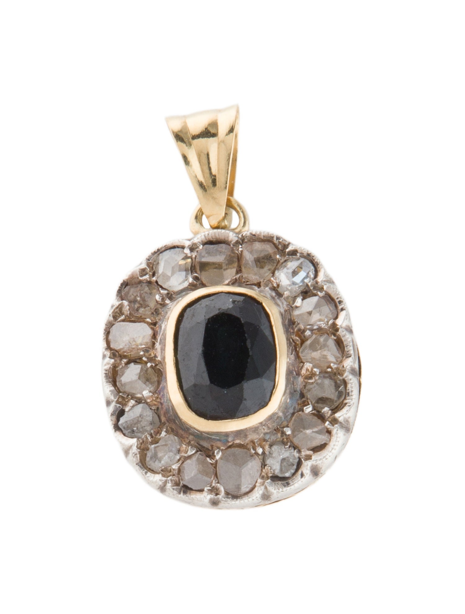 Pendant 18K Sapphire & Diamond Necklace