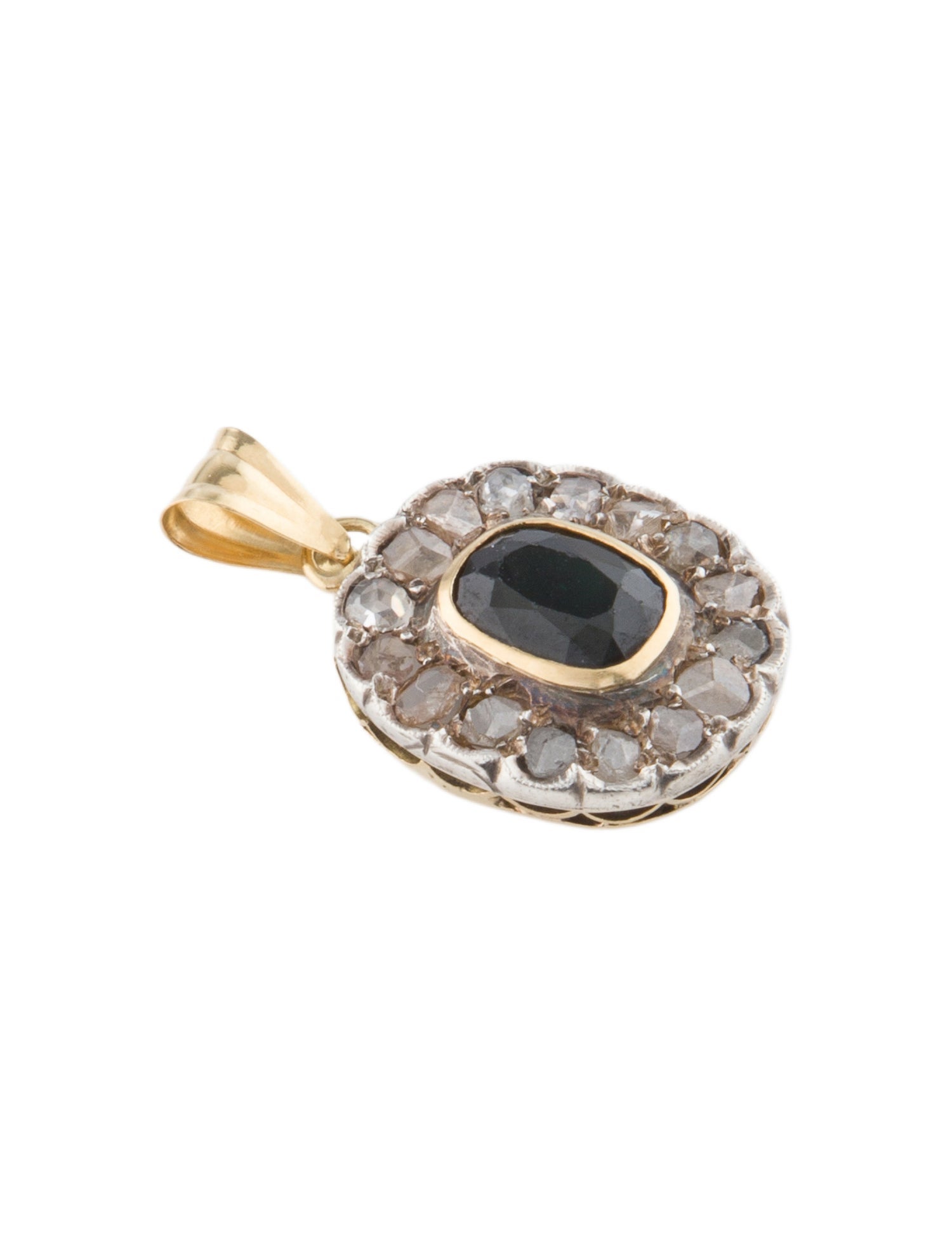 Pendant 18K Sapphire & Diamond Necklace