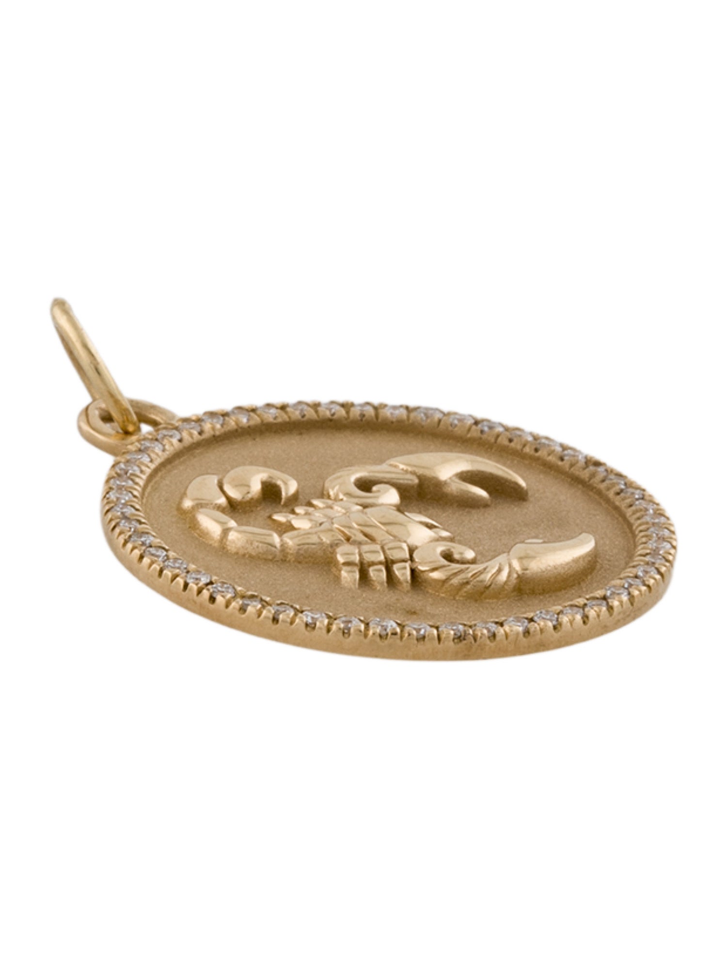 Pendant 14K Diamond Zodiac Scorpio