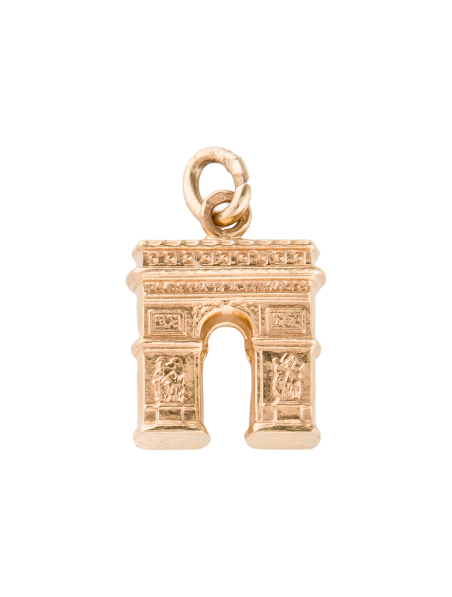 Pendant 18K Arc De Triomphe Charm Pendant