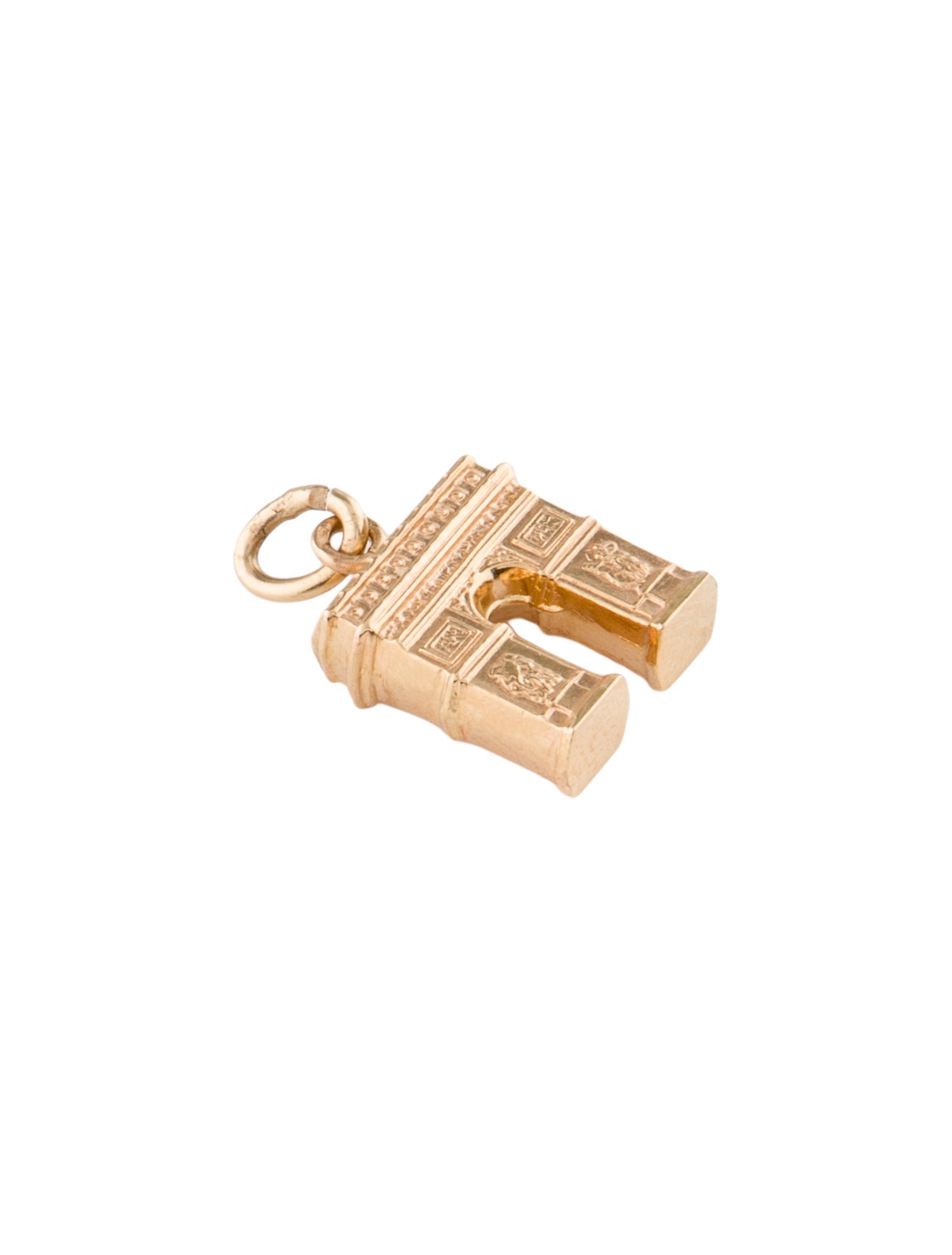 Pendant 18K Arc De Triomphe Charm Pendant