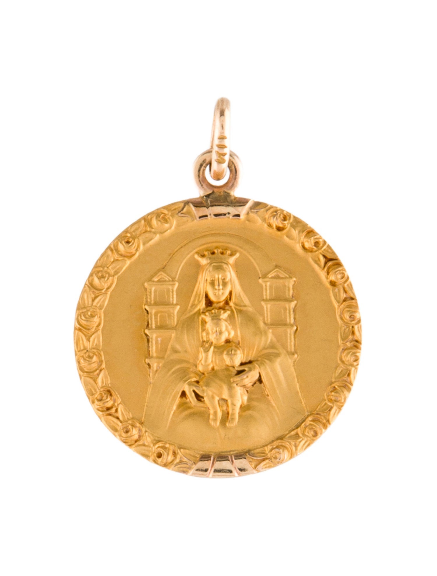 Pendant 10K Virgin Mary