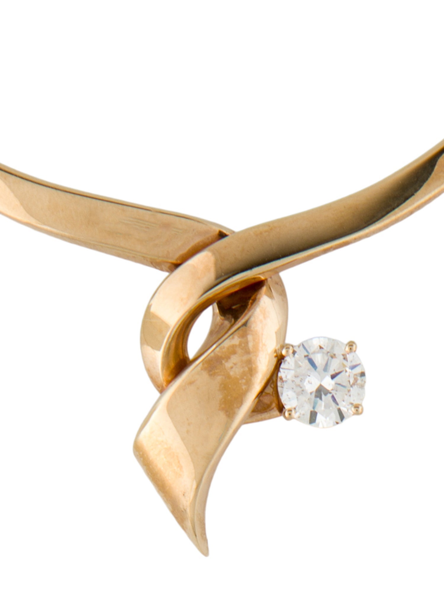 Pendant 14K 1.22ct. Diamond Necklace