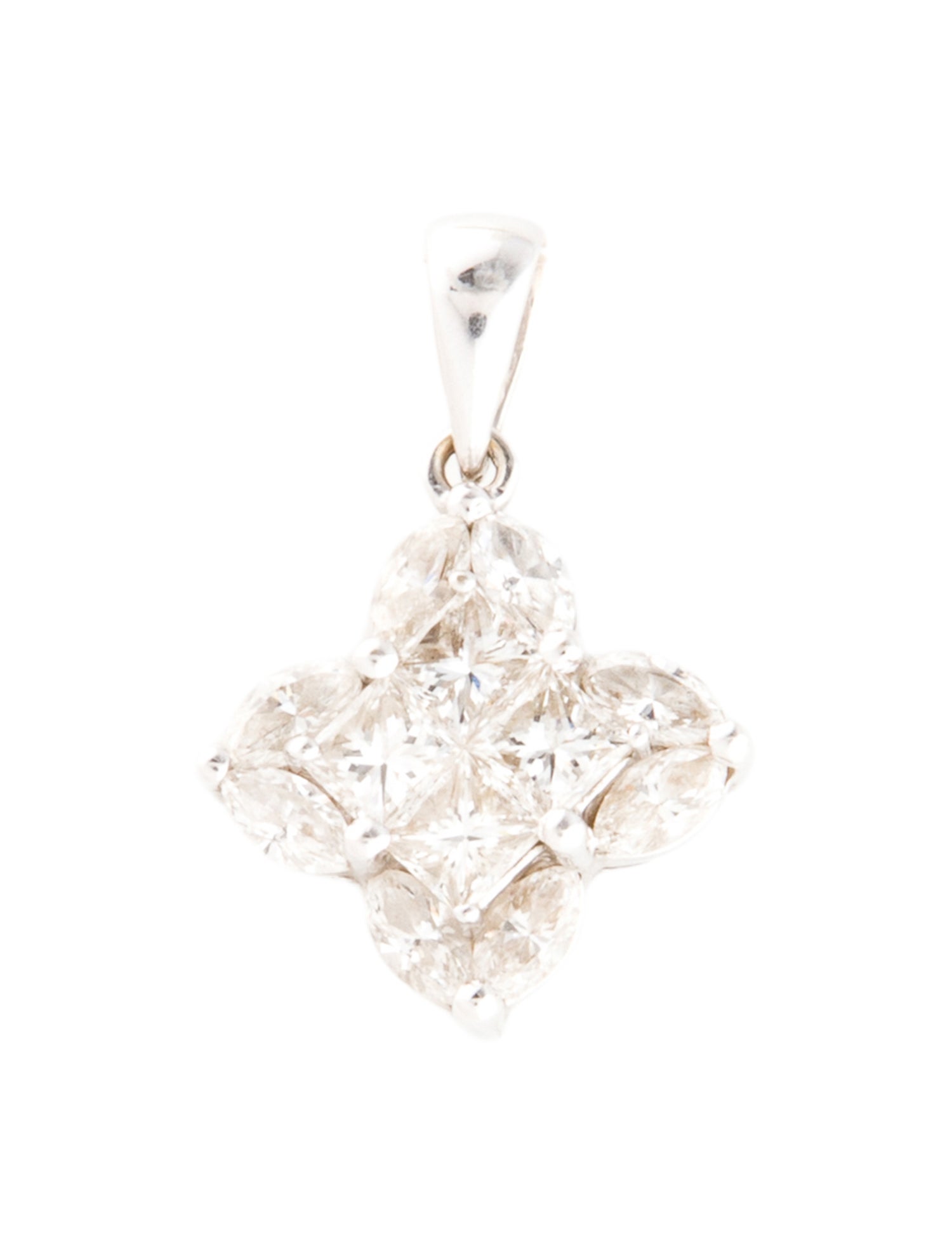 Pendant 18K 1.11ctw Diamond