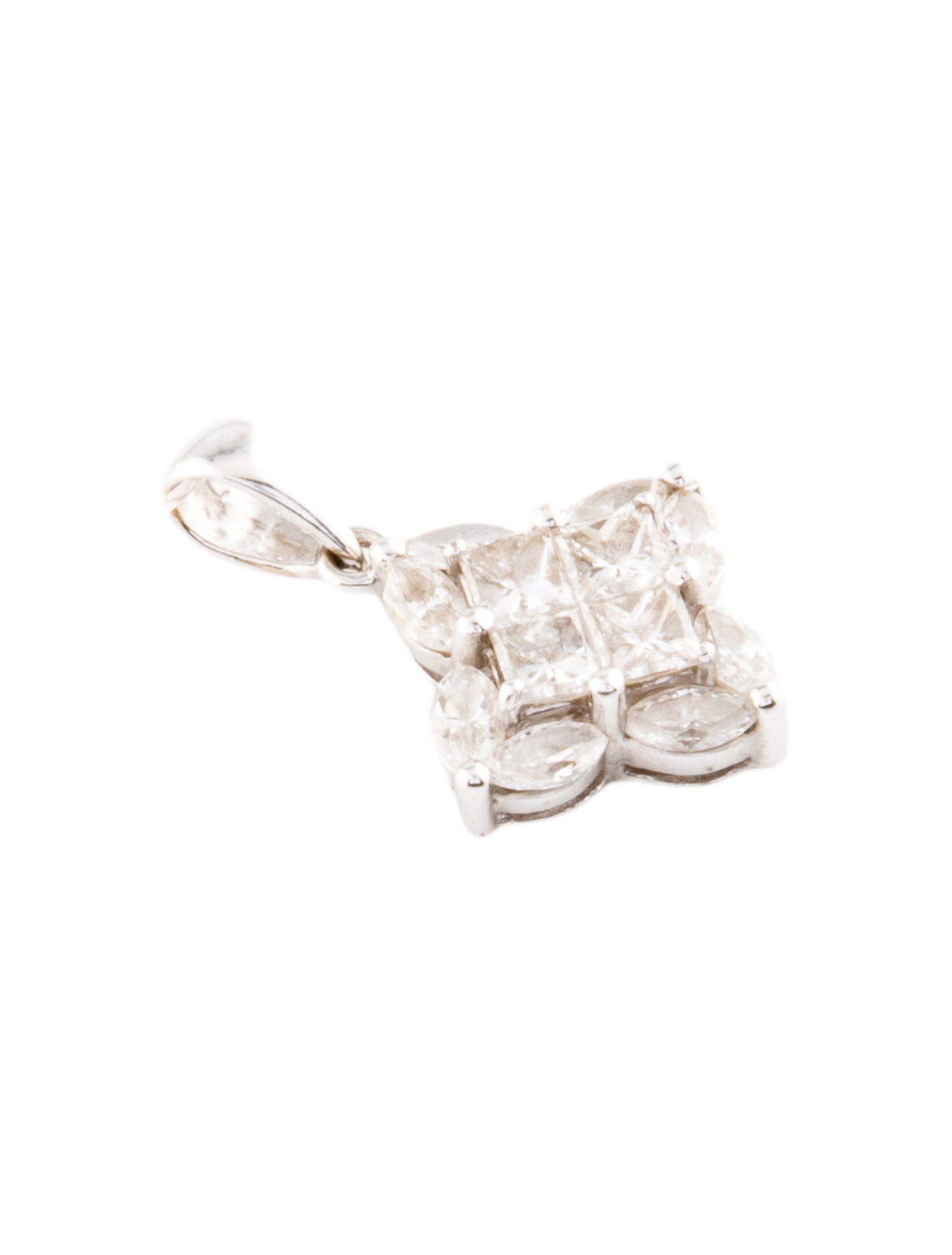 Pendant 18K 1.11ctw Diamond