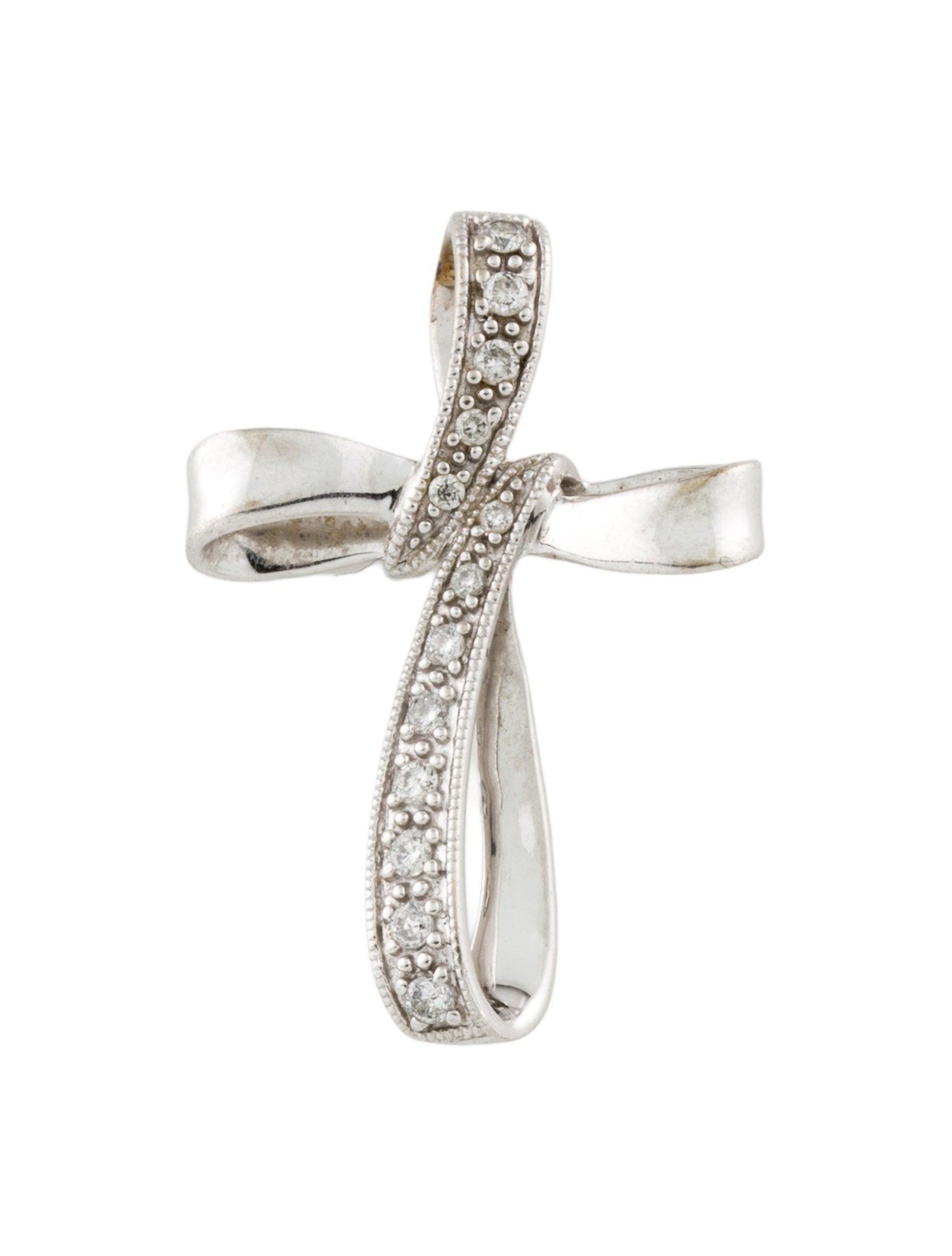 Pendant 10K Diamond Cross