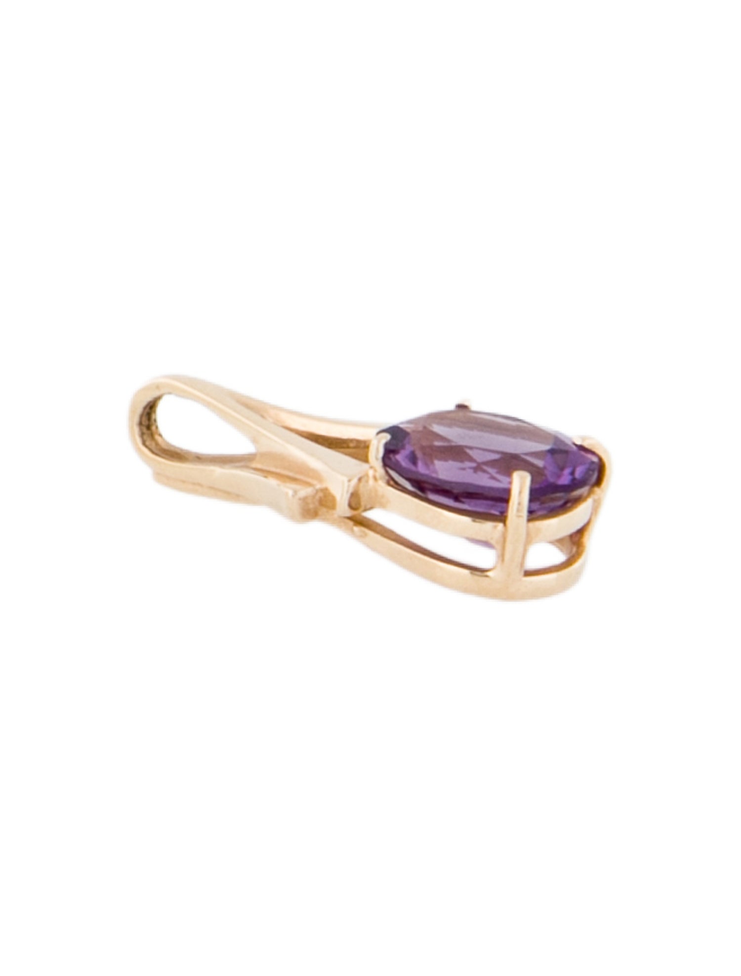 Pendant 14K 2.34ct Amethyst