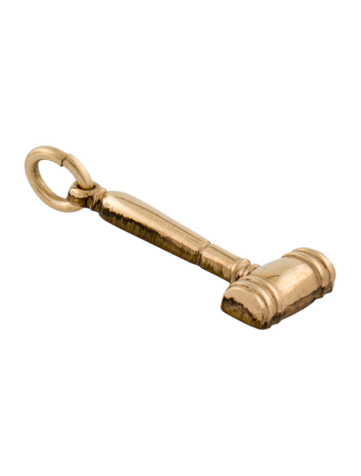 Pendant 10K Gavel Pendant