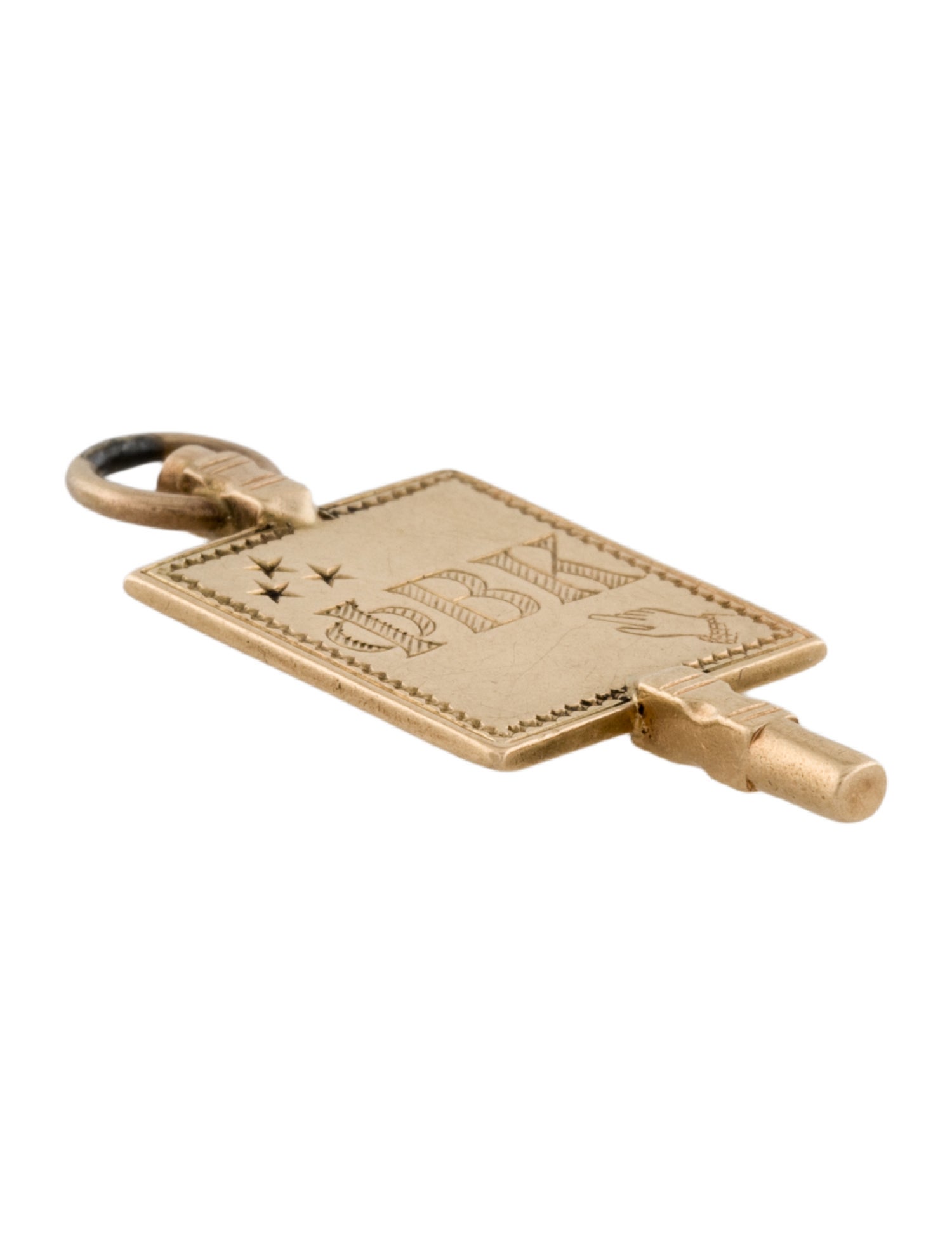 Pendant 14K Phi Beta Kappa Fraternity Fob Pendant