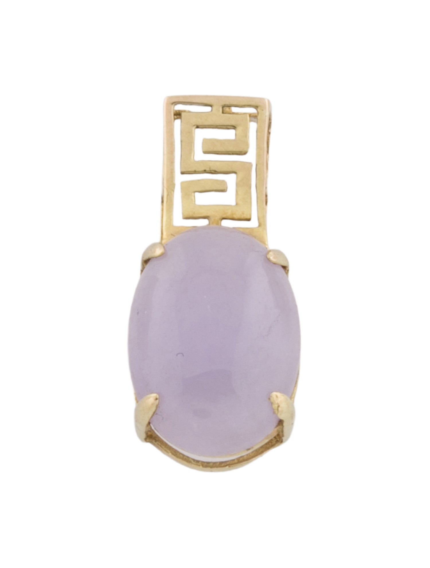 Pendant 14K Dyed Jadeite