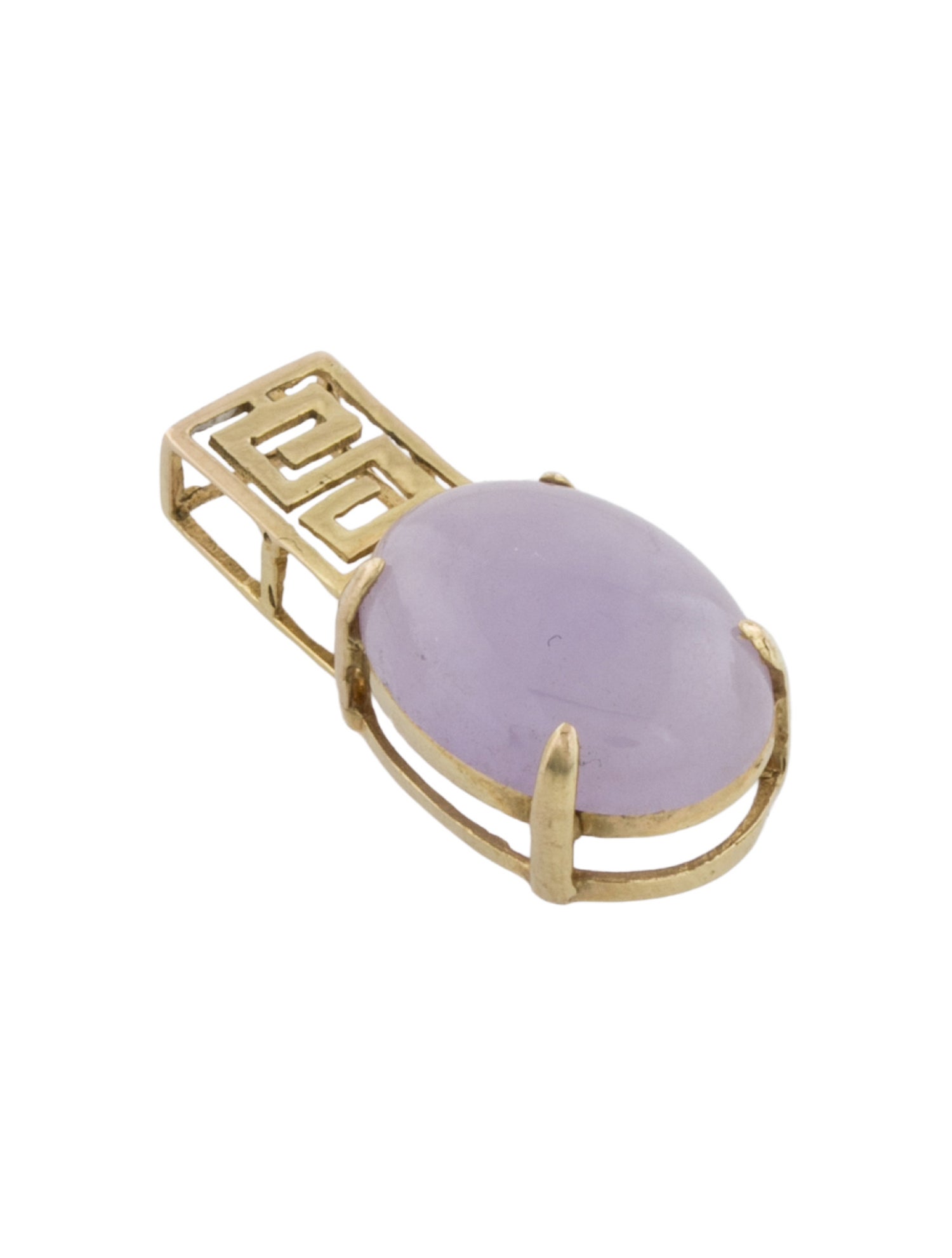 Pendant 14K Dyed Jadeite