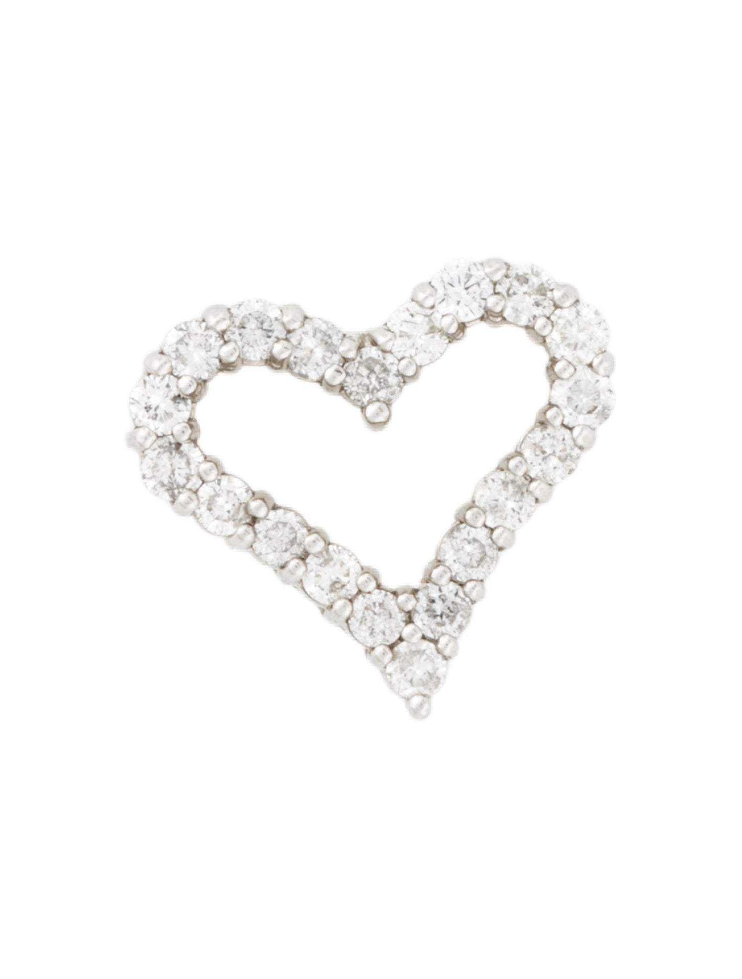 Pendant Platinum Diamond Heart Pendant