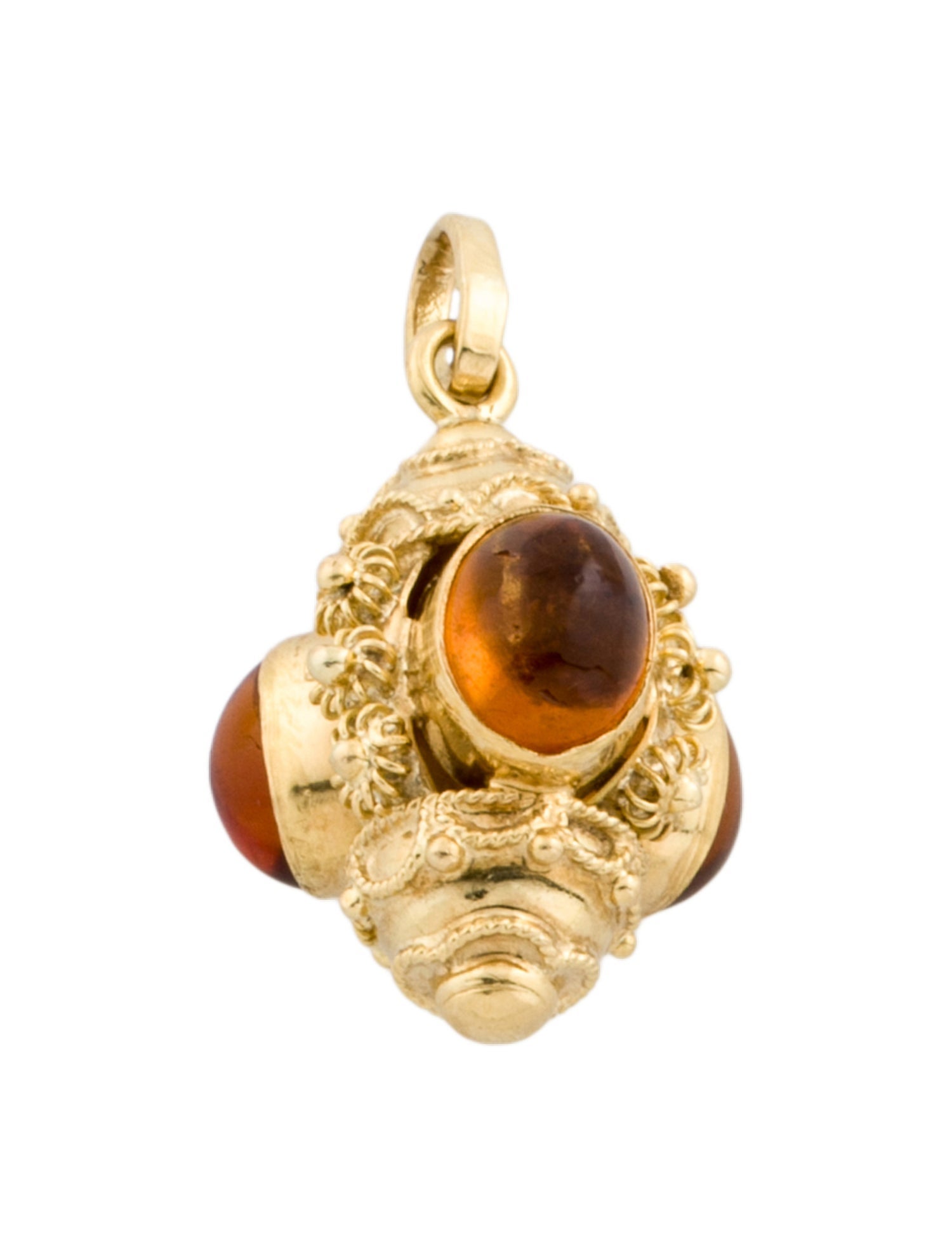 Pendant 18K Citrine