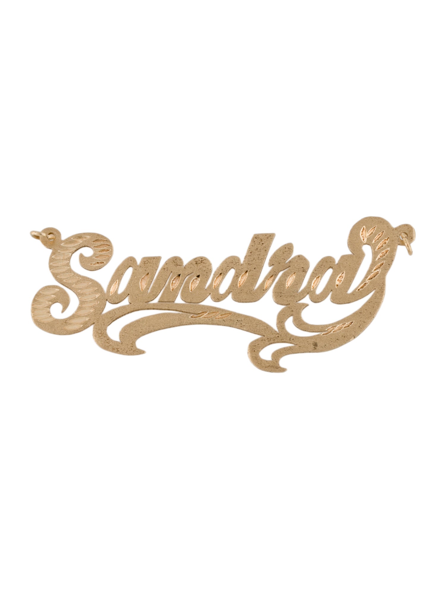 Pendant 14K 'Sandra' Name