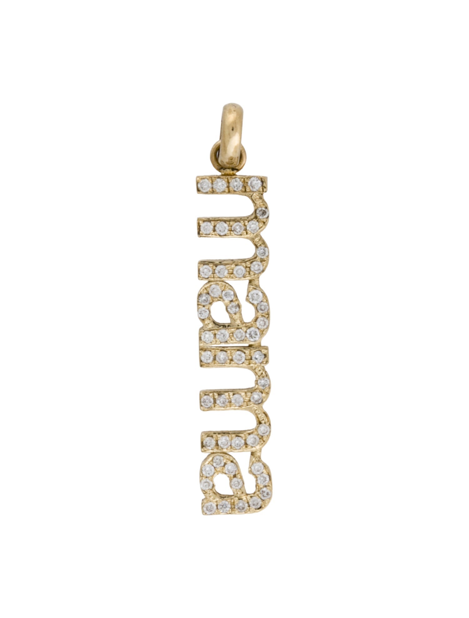 Pendant 14K Diamond 'Mama'