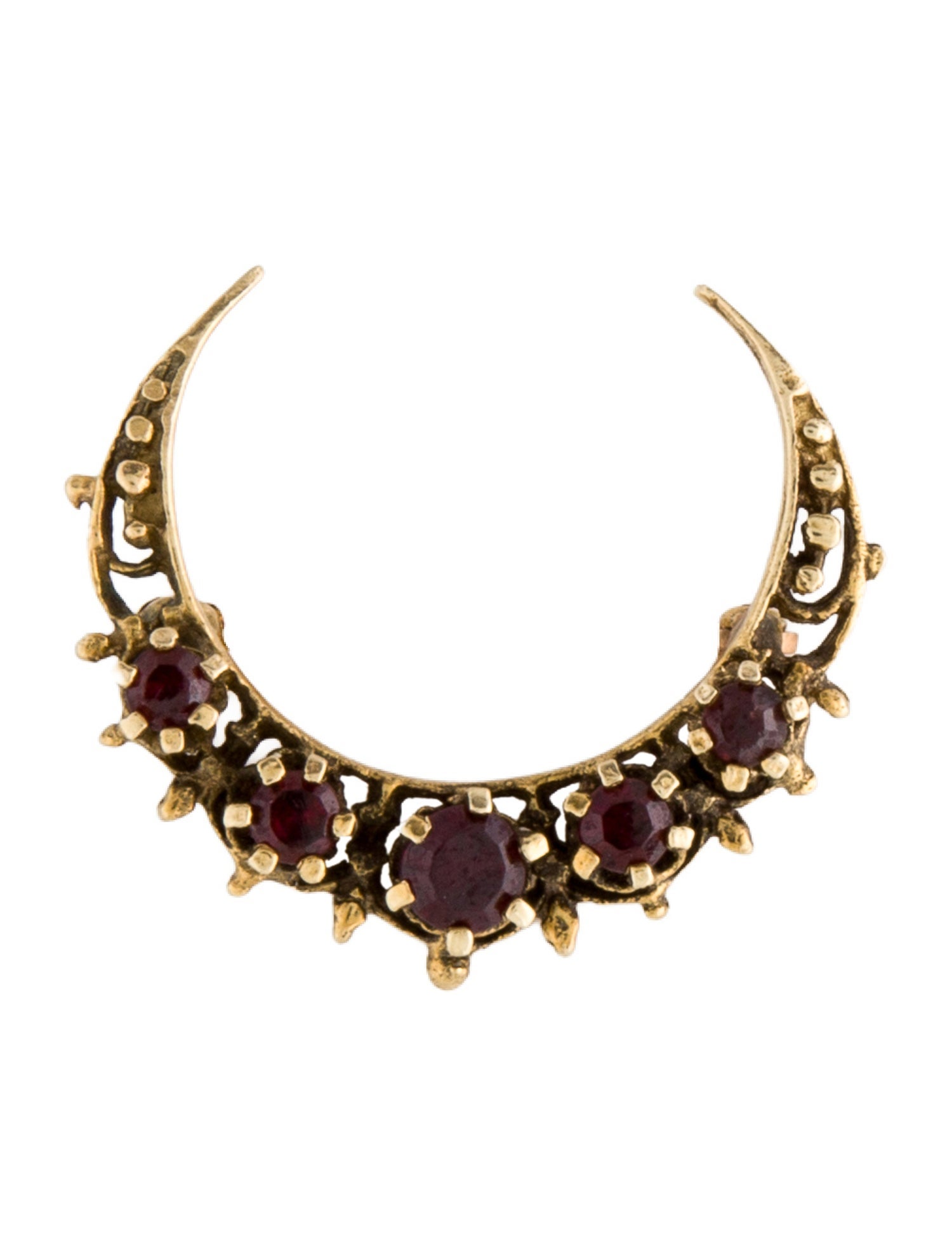 Pendant 14K Rhodolite Brooch